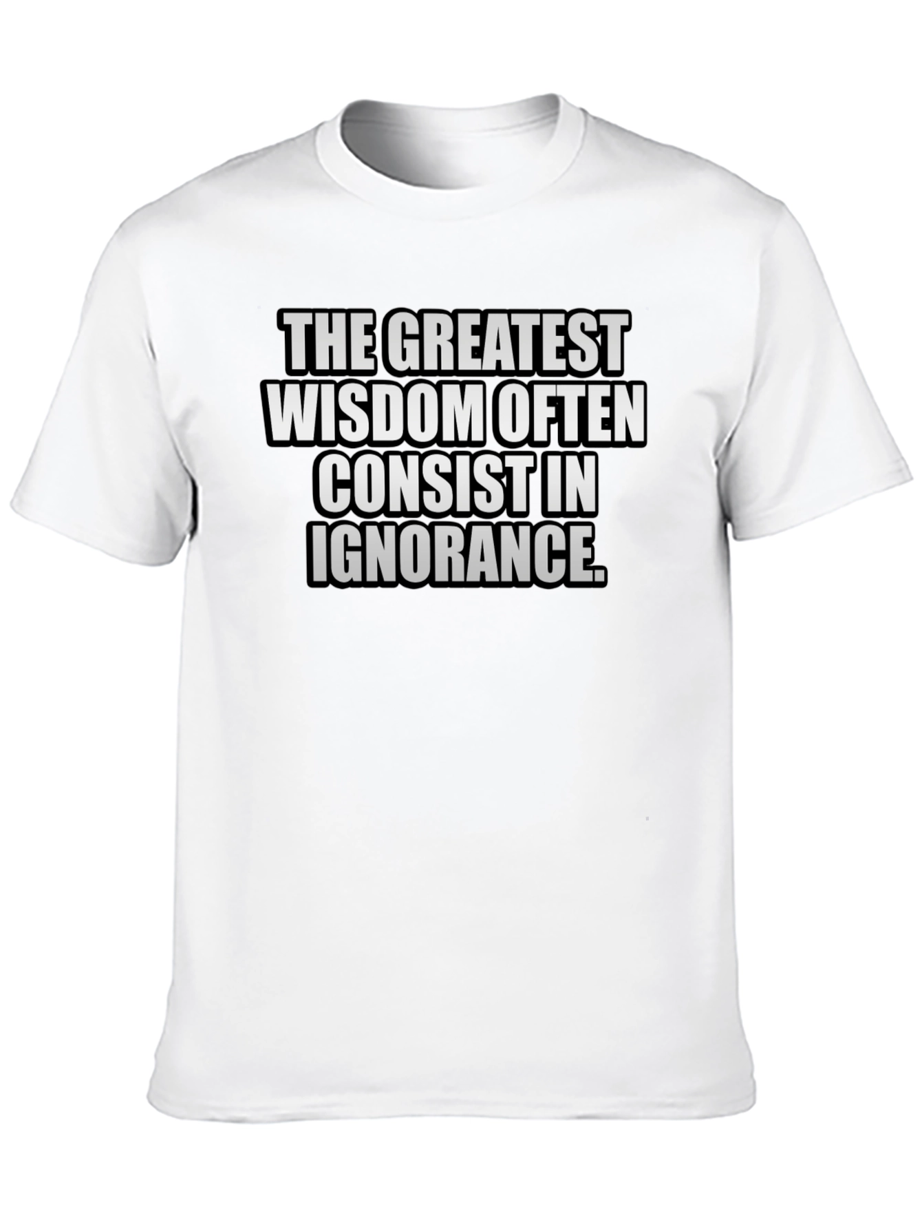Wisdom in Ignorance Graphic T-Shirt