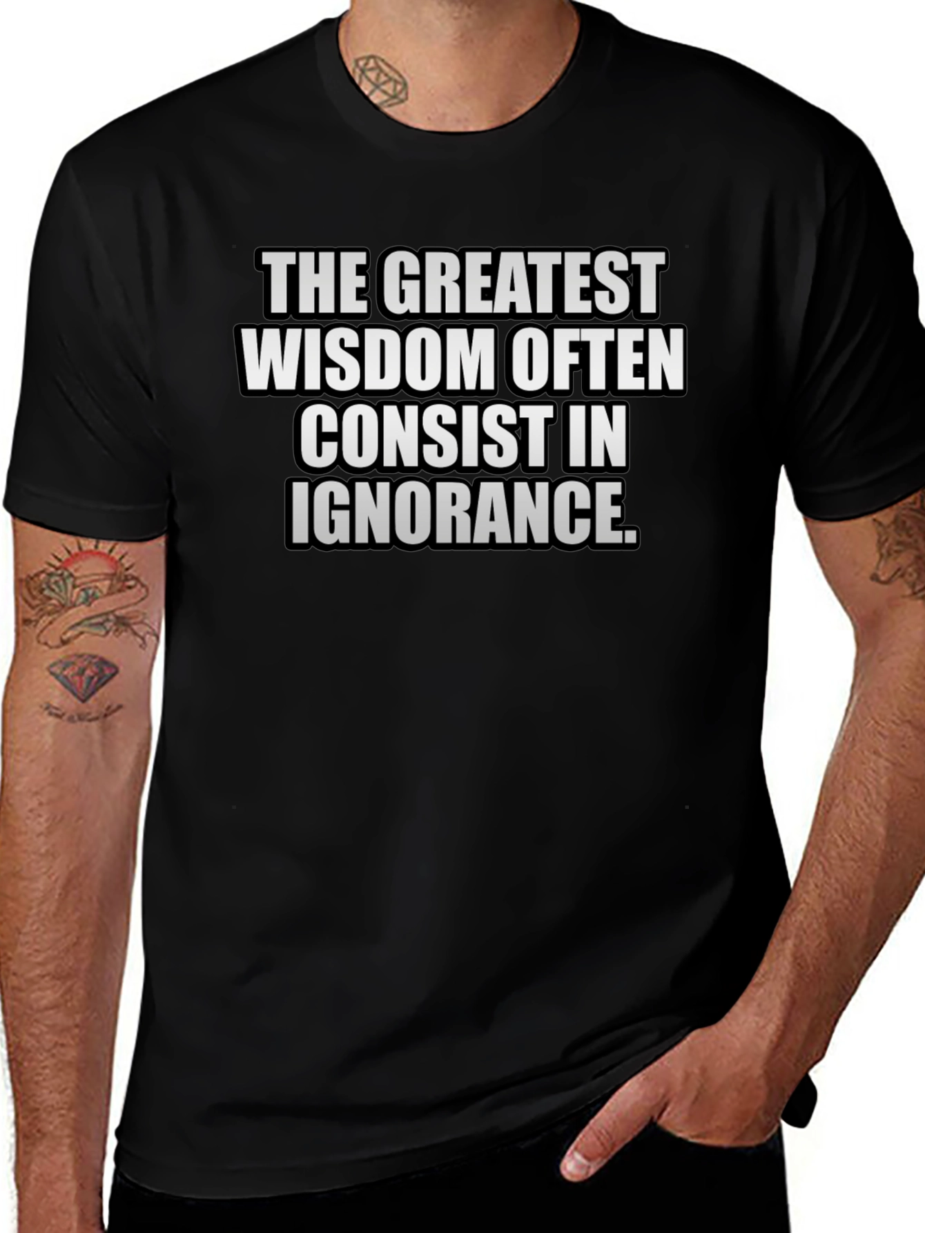 Wisdom in Ignorance Graphic T-Shirt