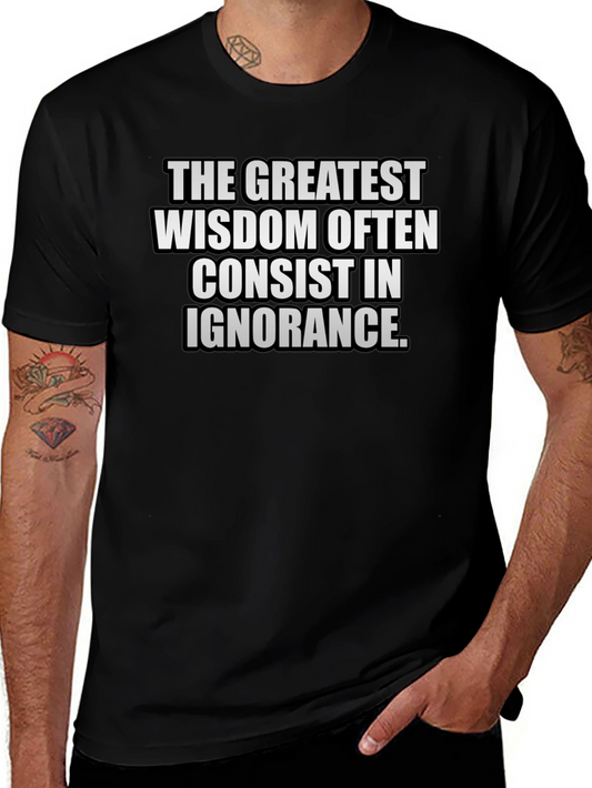 Wisdom in Ignorance Graphic T-Shirt