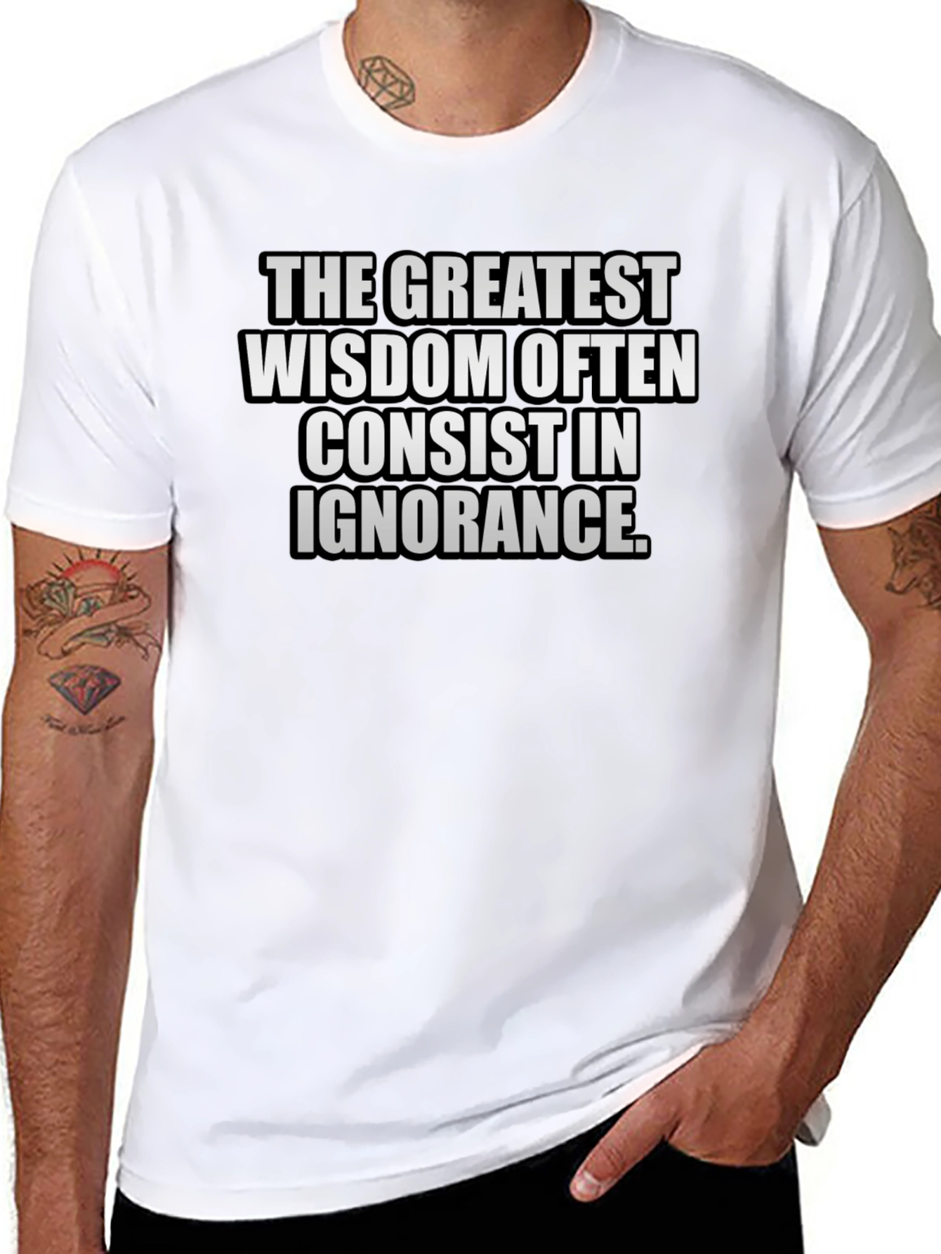 Wisdom in Ignorance Graphic T-Shirt