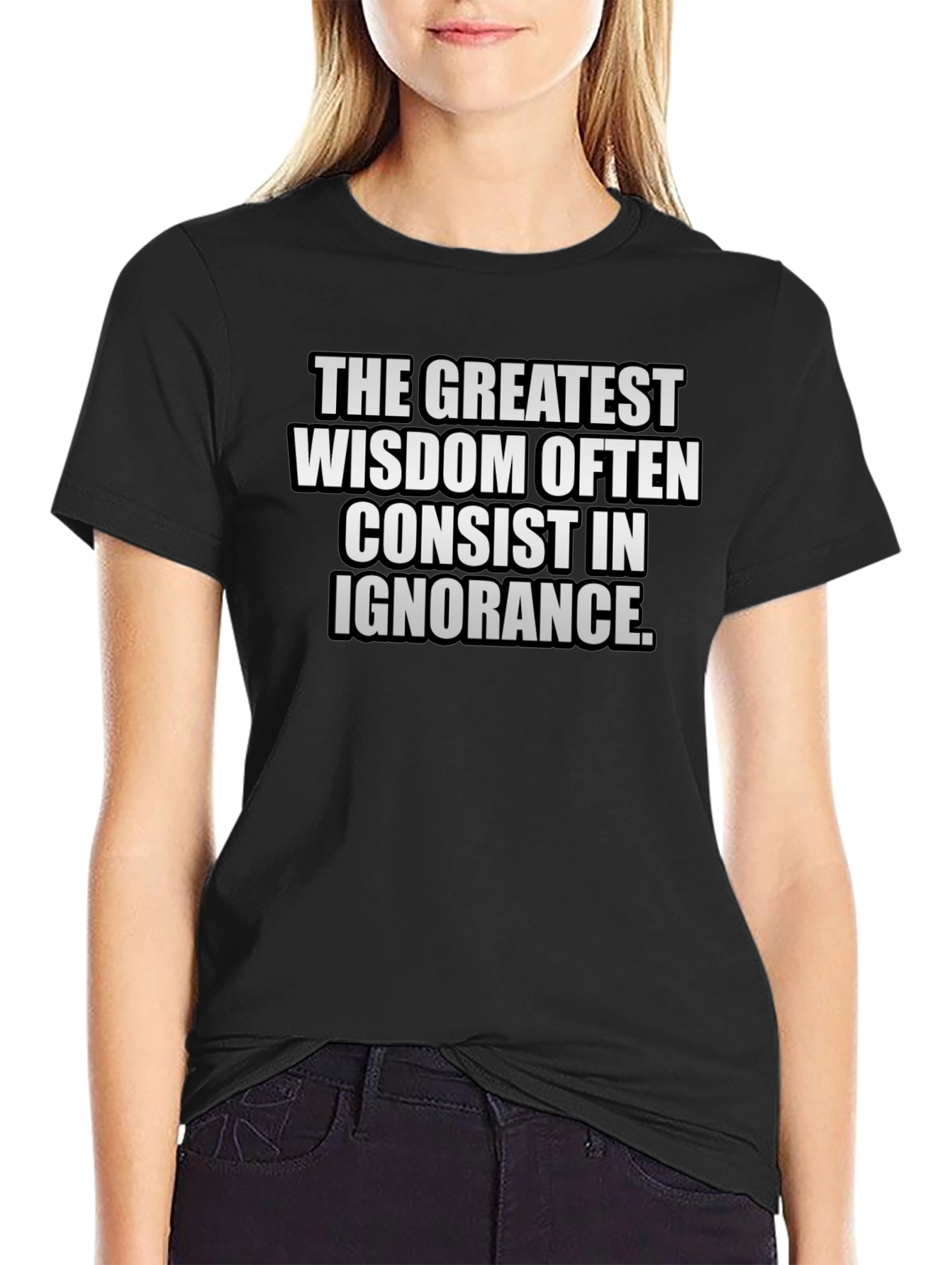 Wisdom in Ignorance Graphic T-Shirt