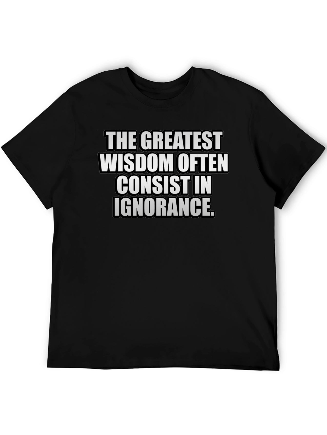 Wisdom in Ignorance Graphic T-Shirt