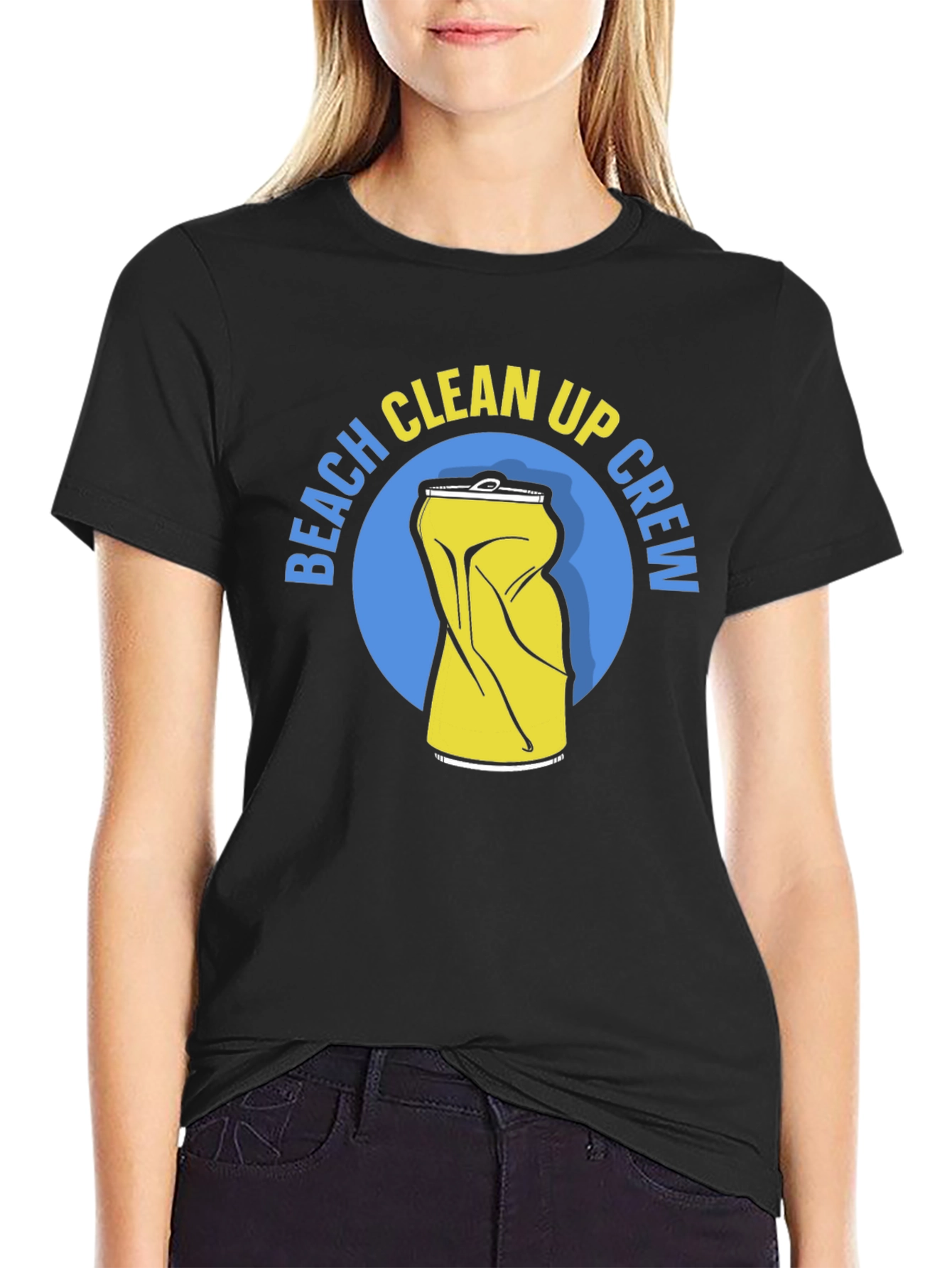 Beach Clean Up Crew T-Shirt - Black