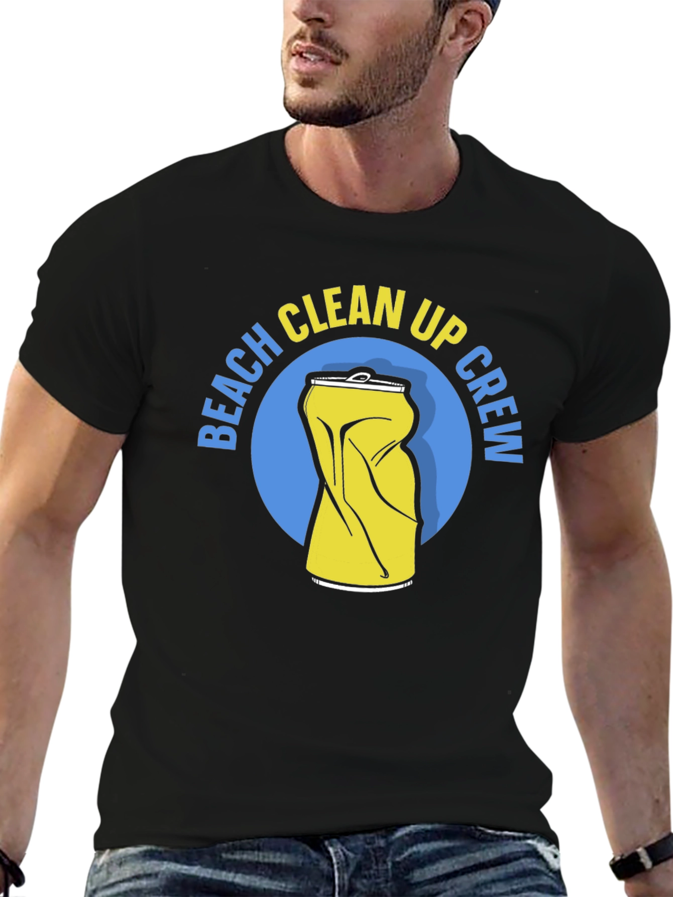 Beach Clean Up Crew T-Shirt - Black