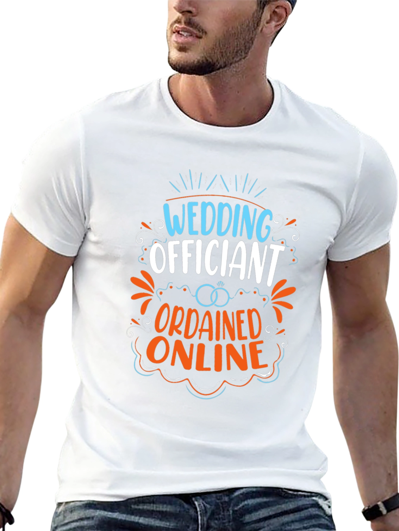 Wedding Officiant Ordained Online T-Shirt