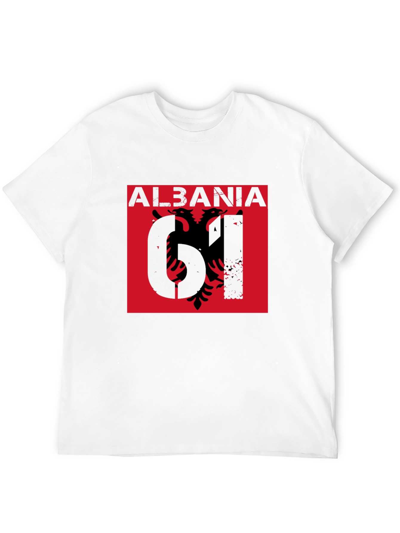 Albania Eagle Graphic Tee - Black