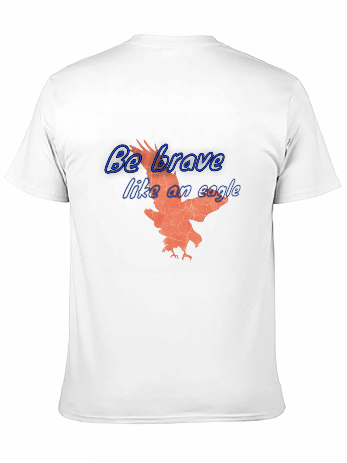 Be Brave Like an Eagle T-Shirt - Black