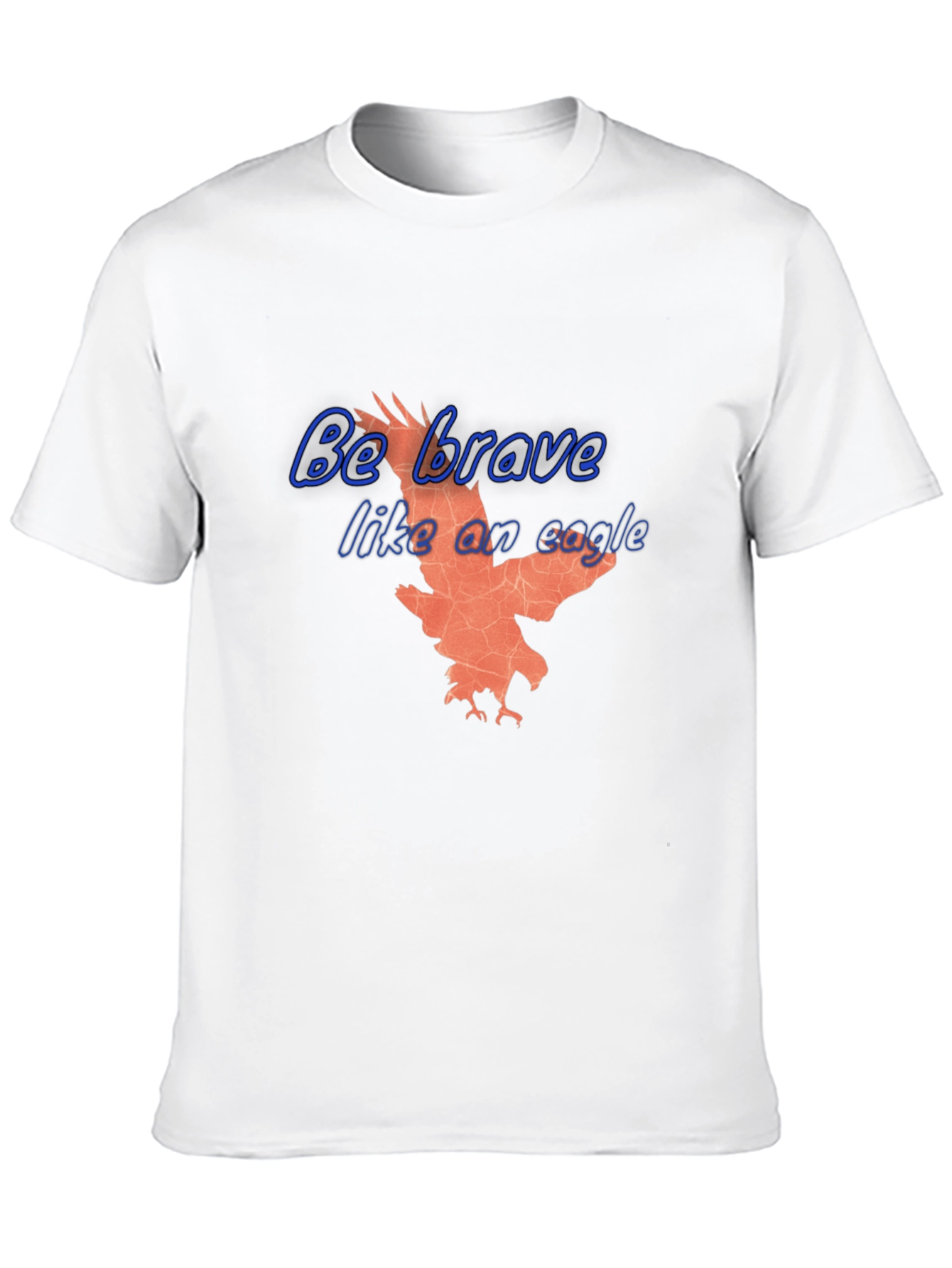 Be Brave Like an Eagle T-Shirt - Black
