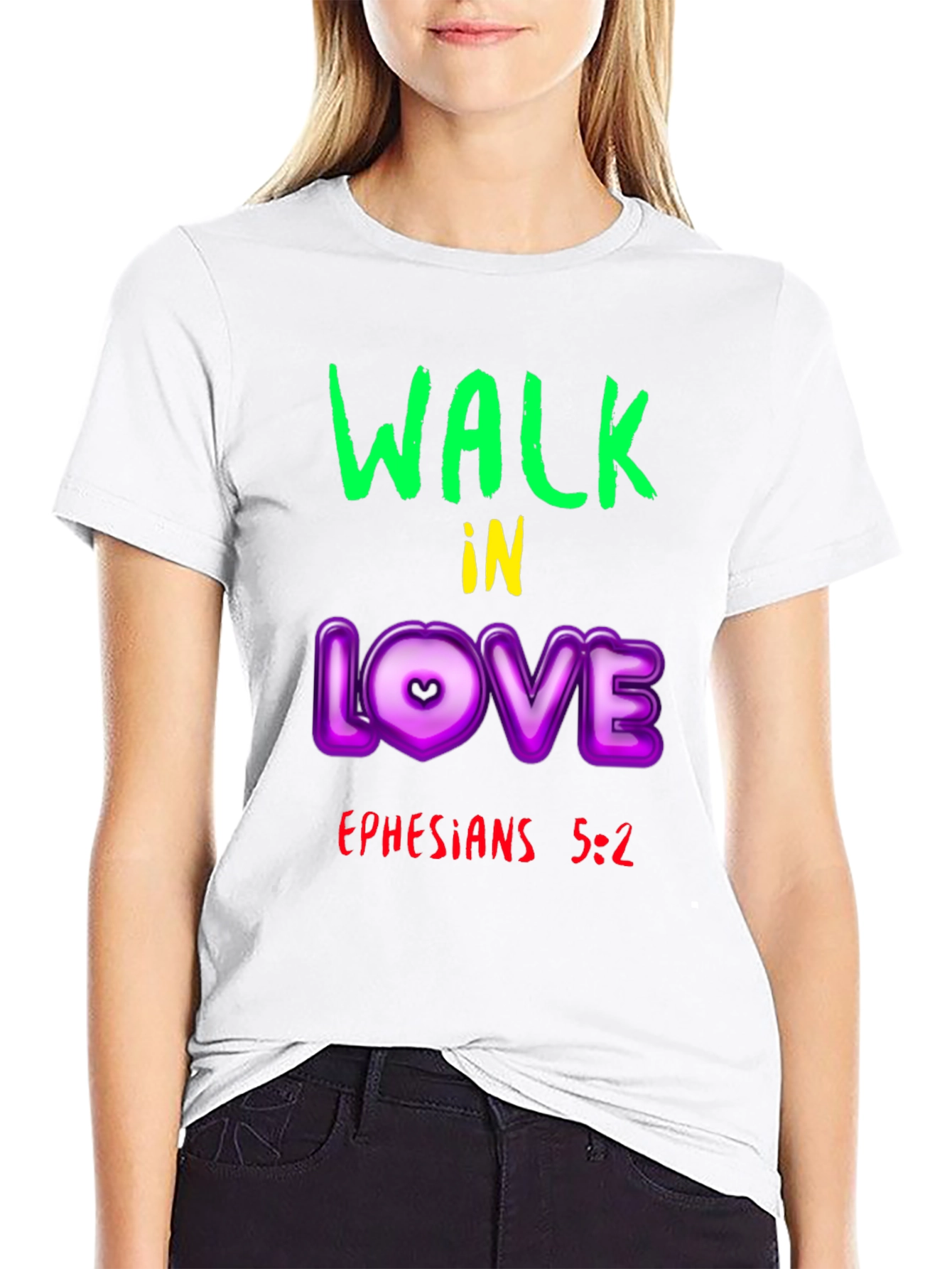 Walk in Love T-Shirt - Ephesians 5:2 Christian Apparel