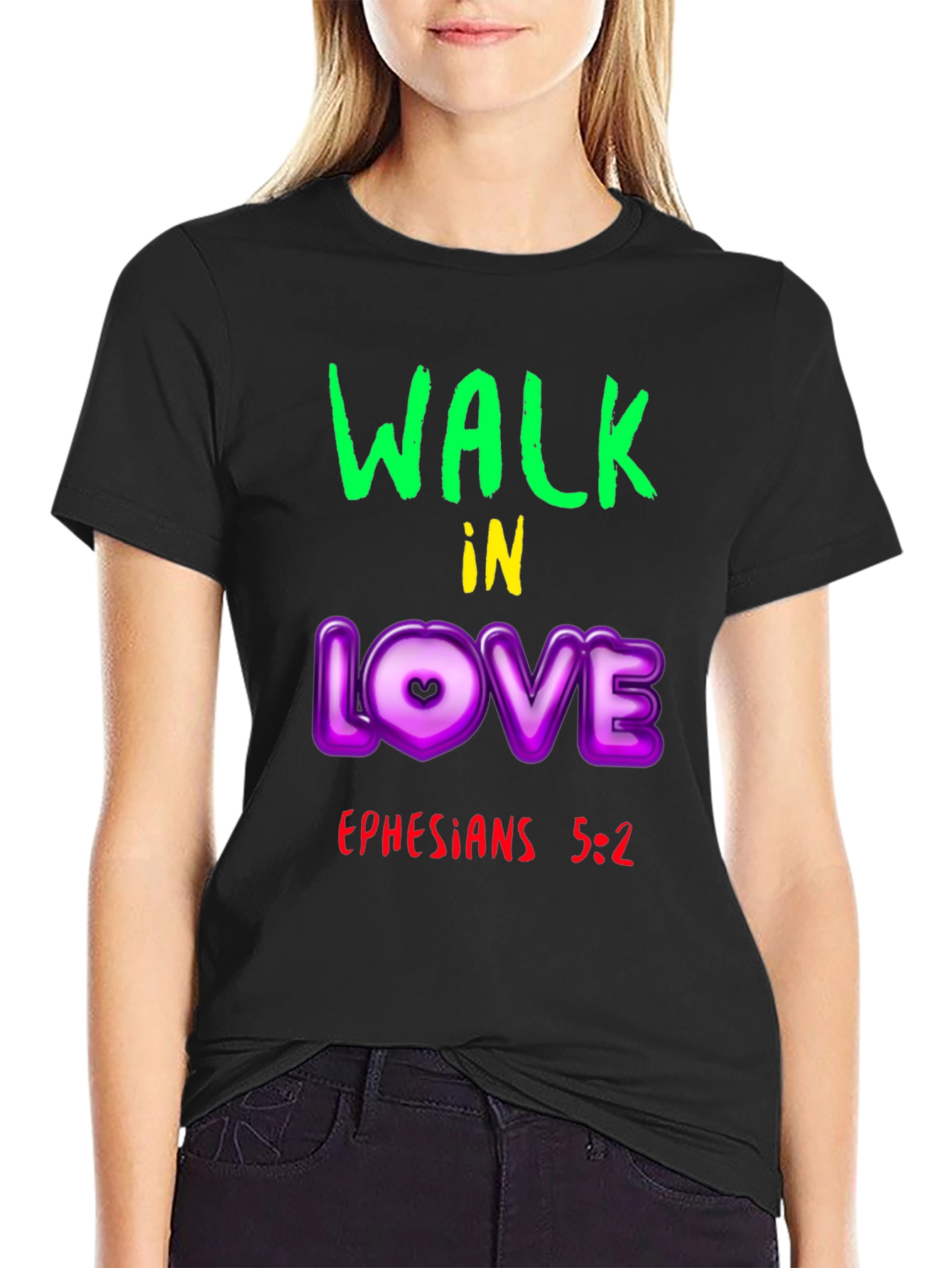 Walk in Love T-Shirt - Ephesians 5:2 Christian Apparel