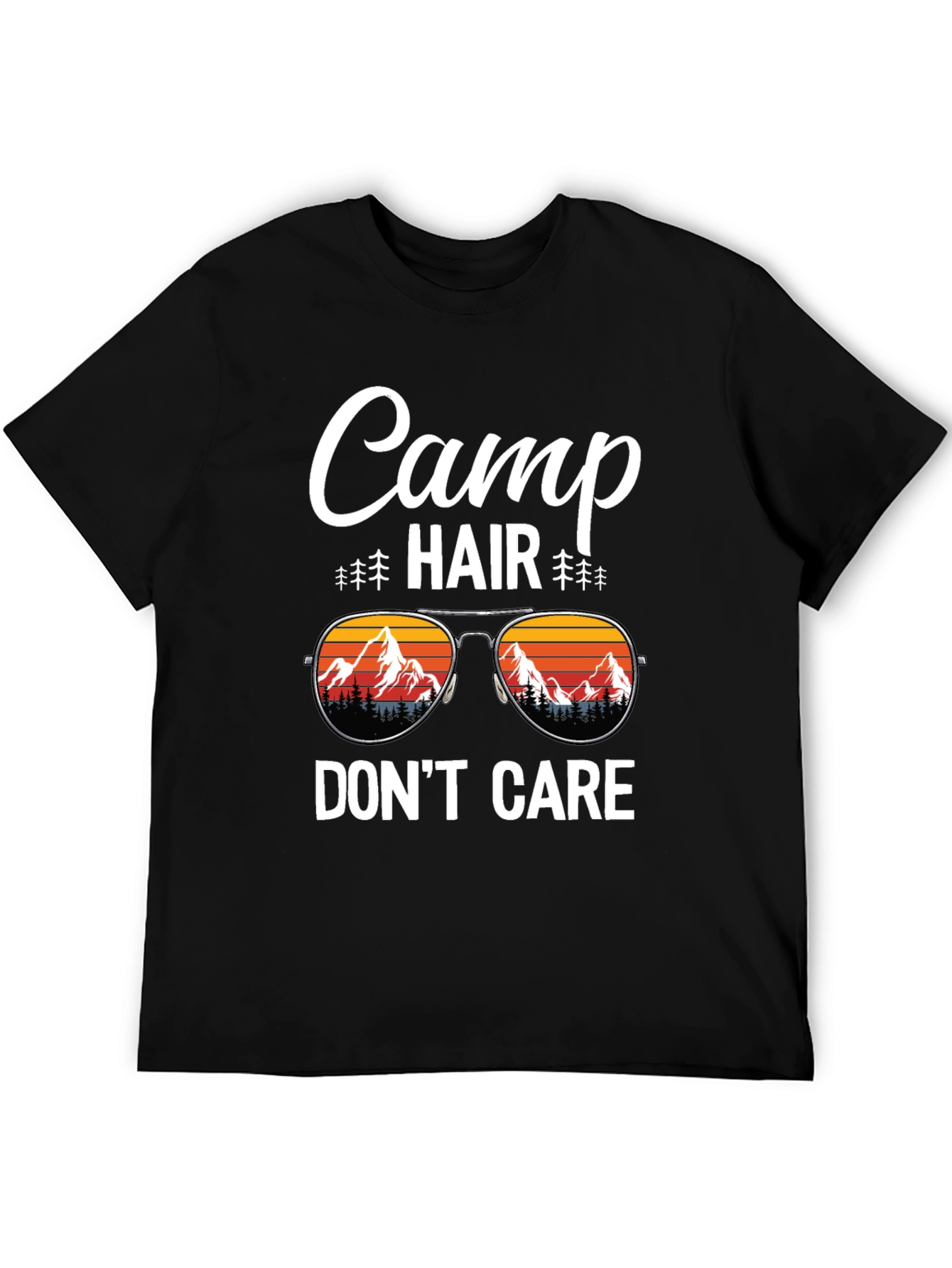 Camp Hair Dont Care Graphic T-Shirt