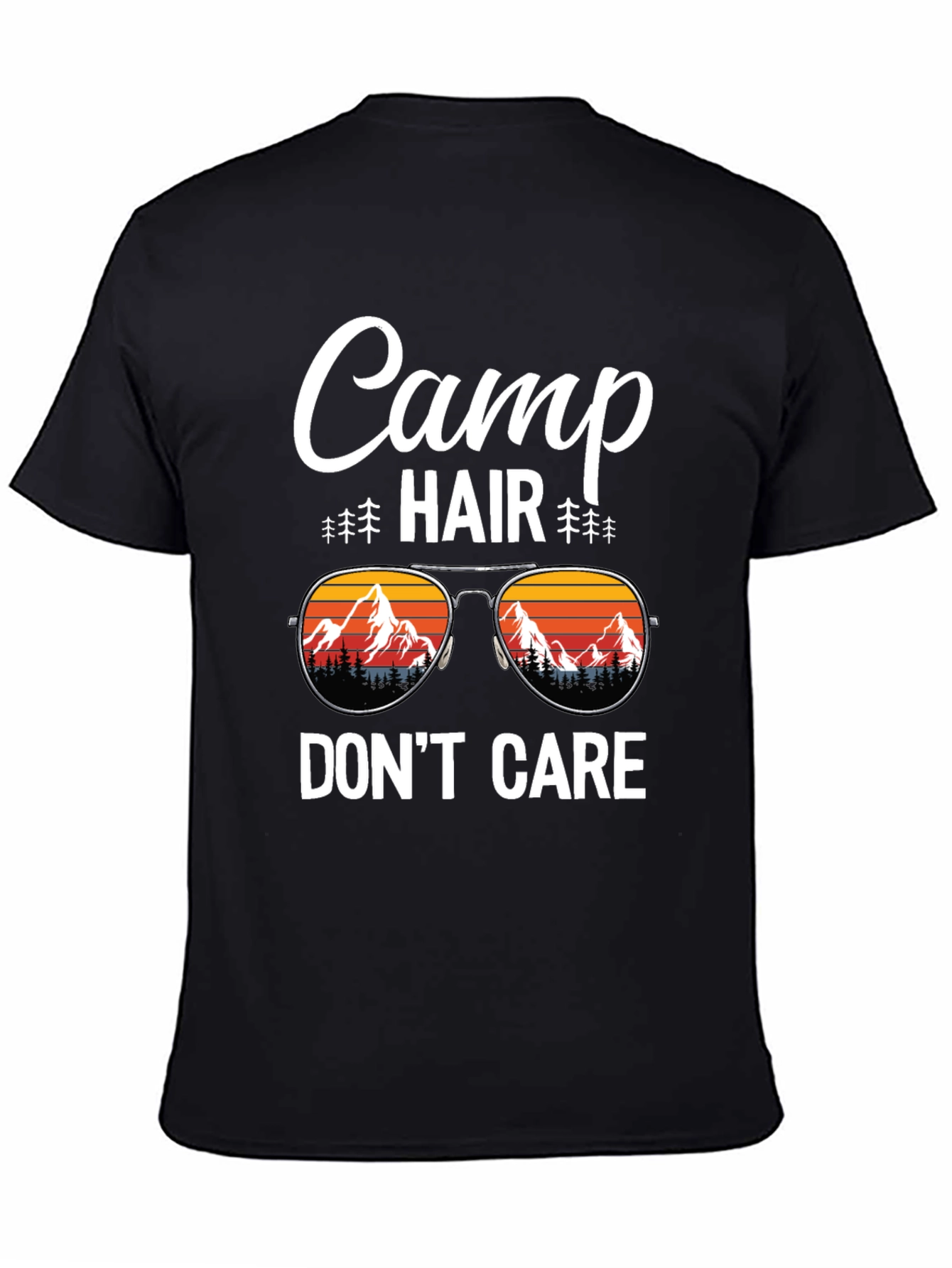 Camp Hair Dont Care Graphic T-Shirt