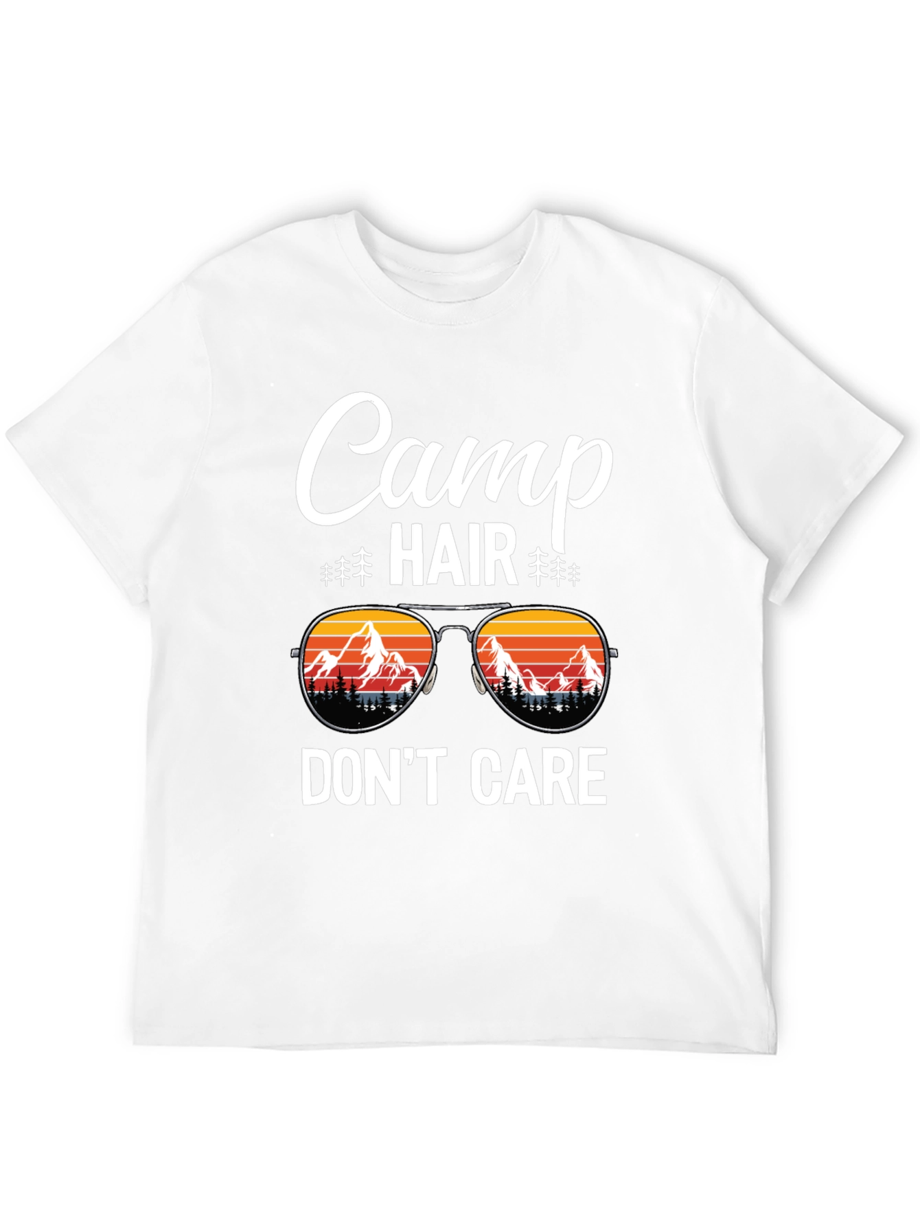 Camp Hair Dont Care Graphic T-Shirt