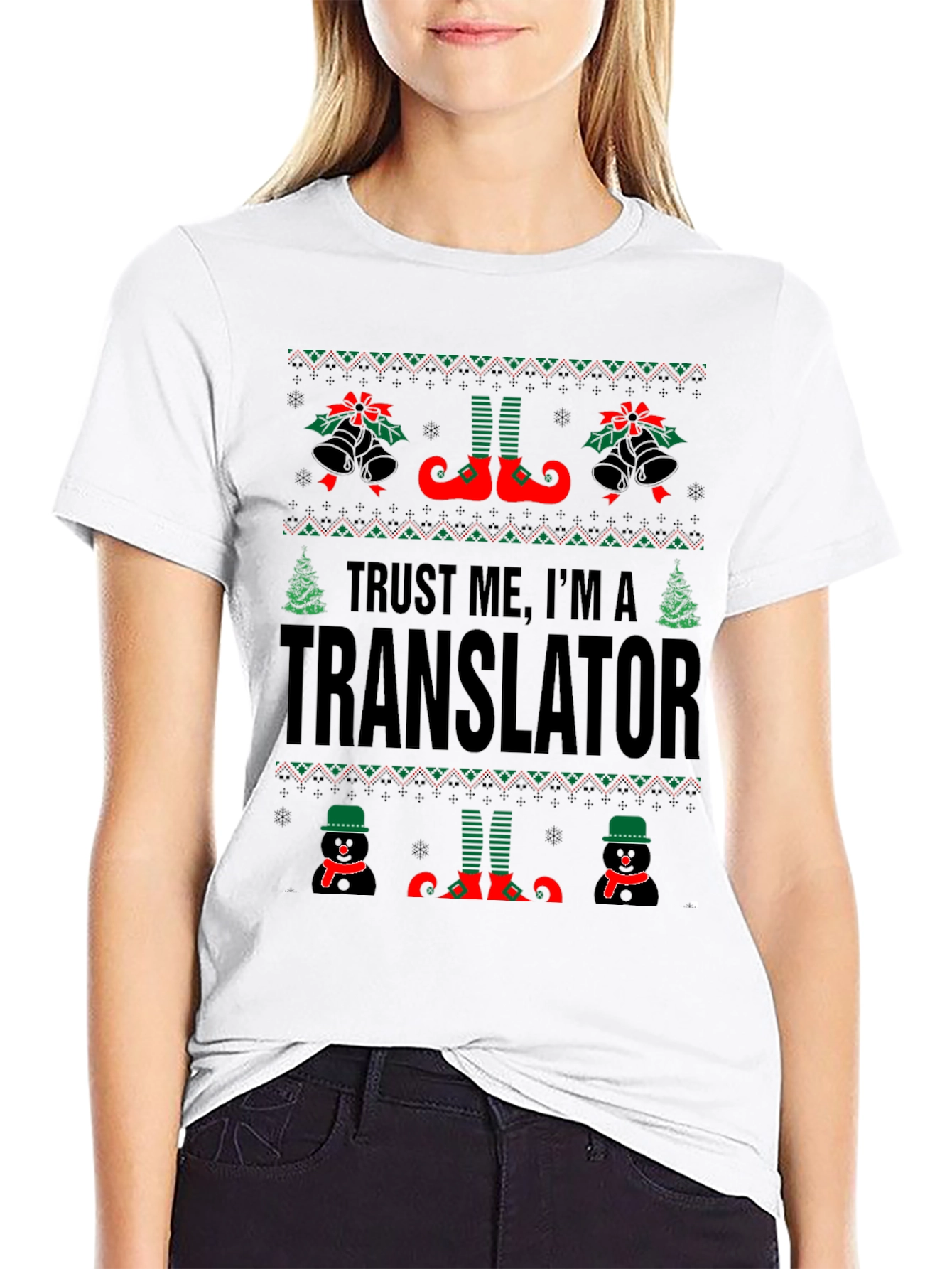 Trust Me Im A Translator Christmas T-Shirt