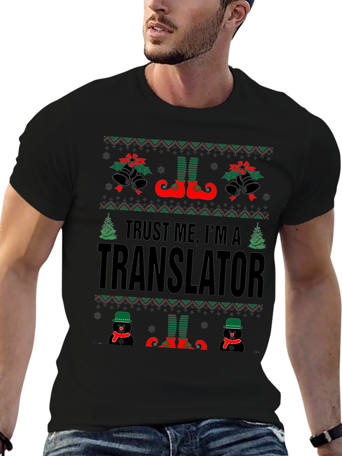 Trust Me Im A Translator Christmas T-Shirt