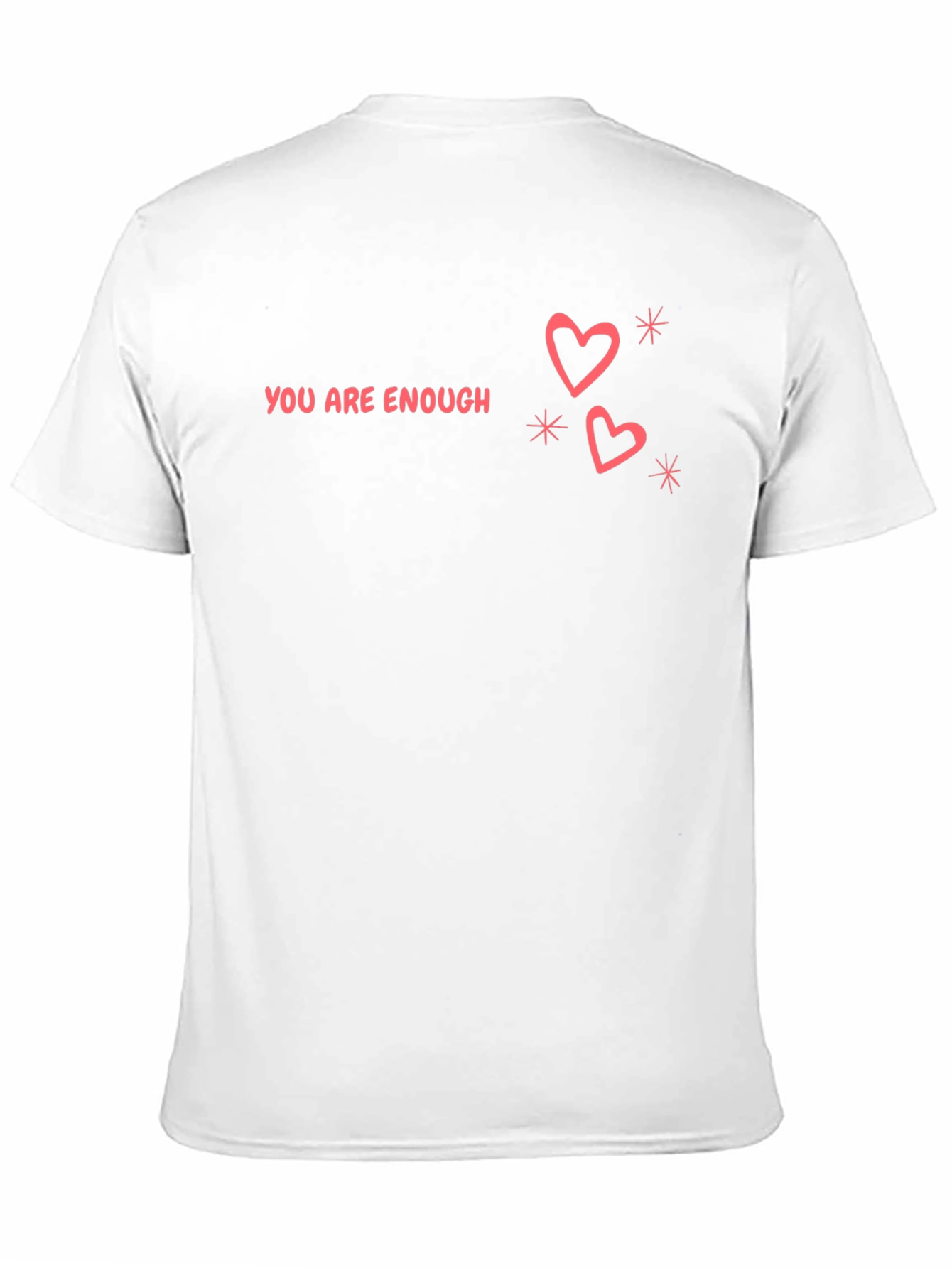 You Are Enough Graphic Tee - Black