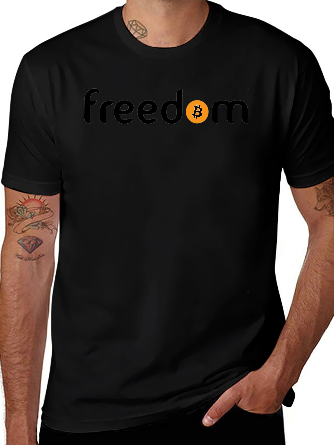 Bitcoin Freedom T-Shirt - Crypto Enthusiast Tee