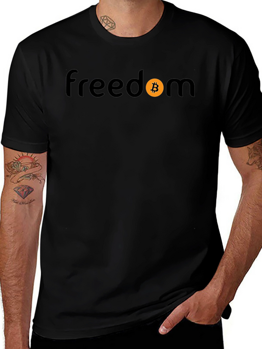 Bitcoin Freedom T-Shirt - Crypto Enthusiast Tee