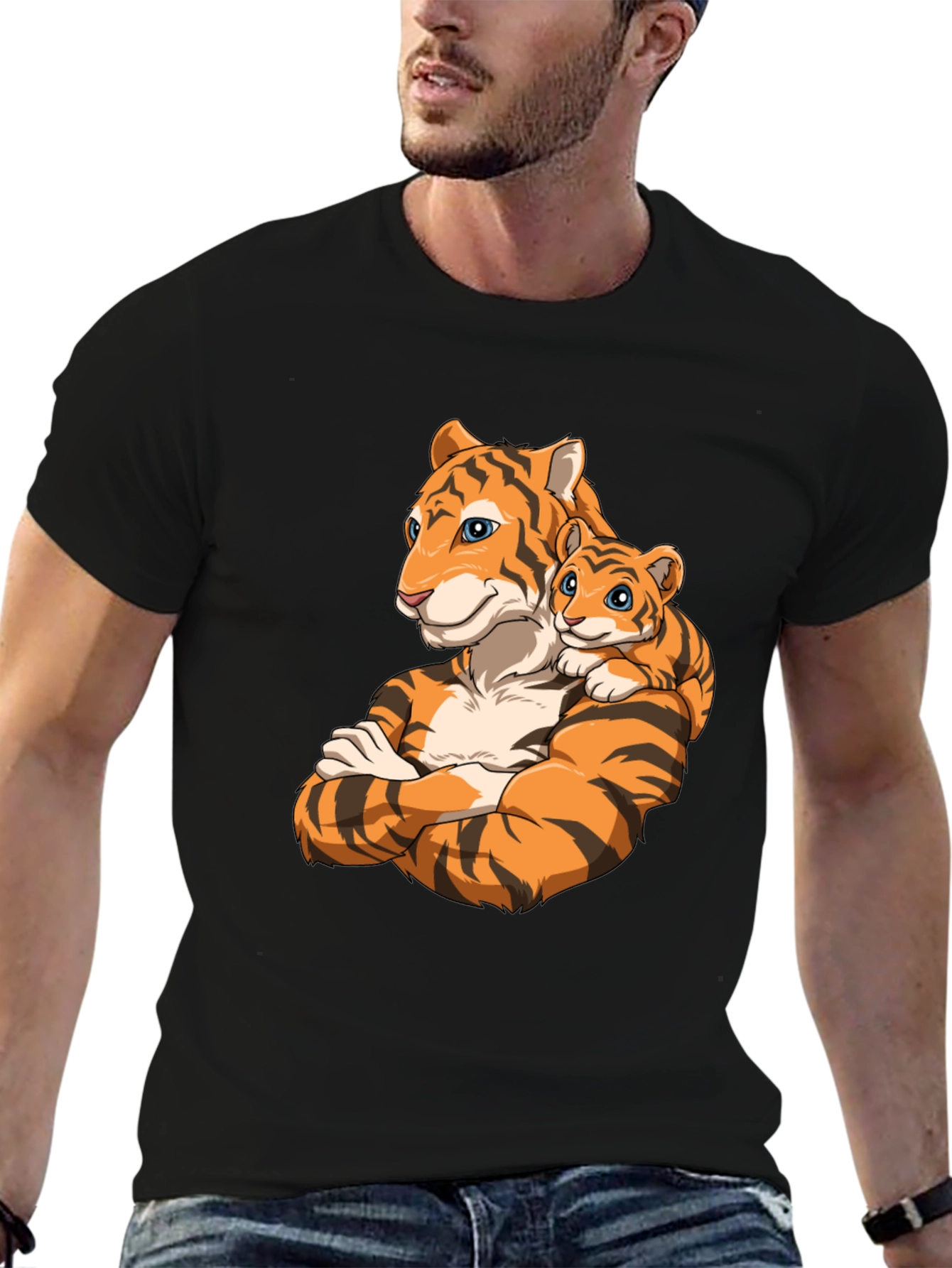 Tiger Family Graphic T-Shirt