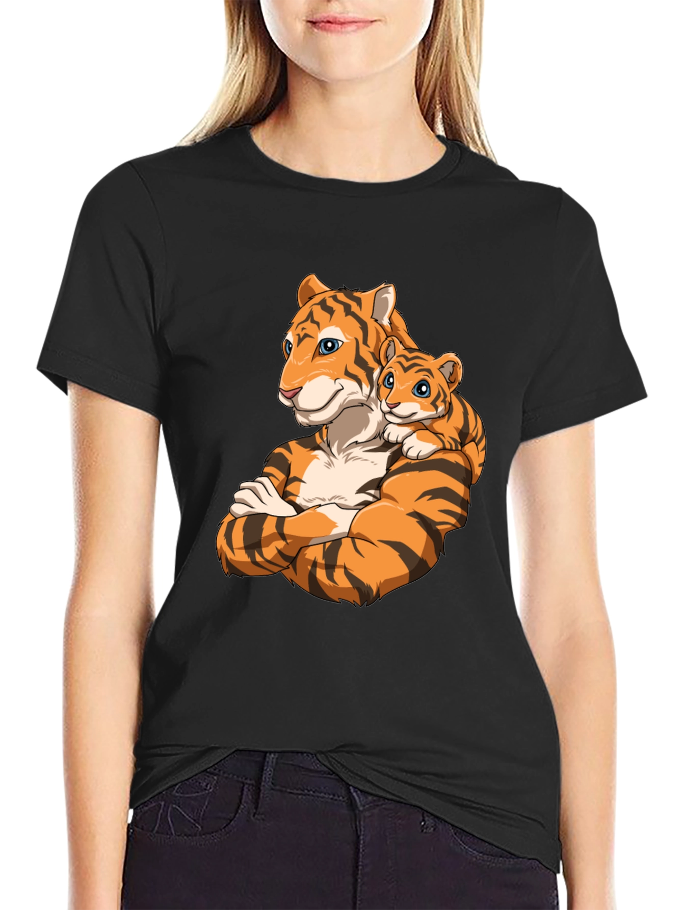 Tiger Family Graphic T-Shirt