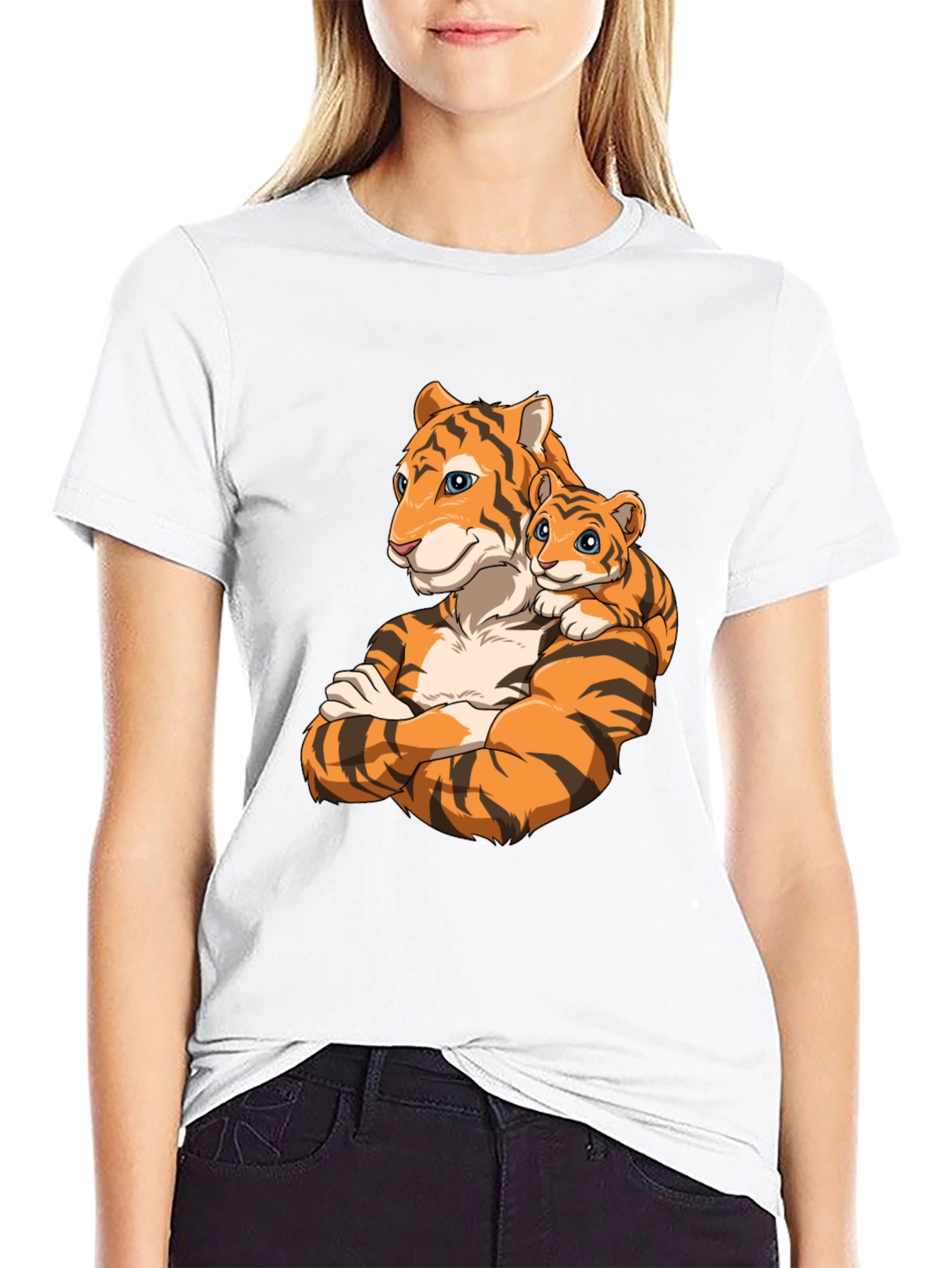 Tiger Family Graphic T-Shirt