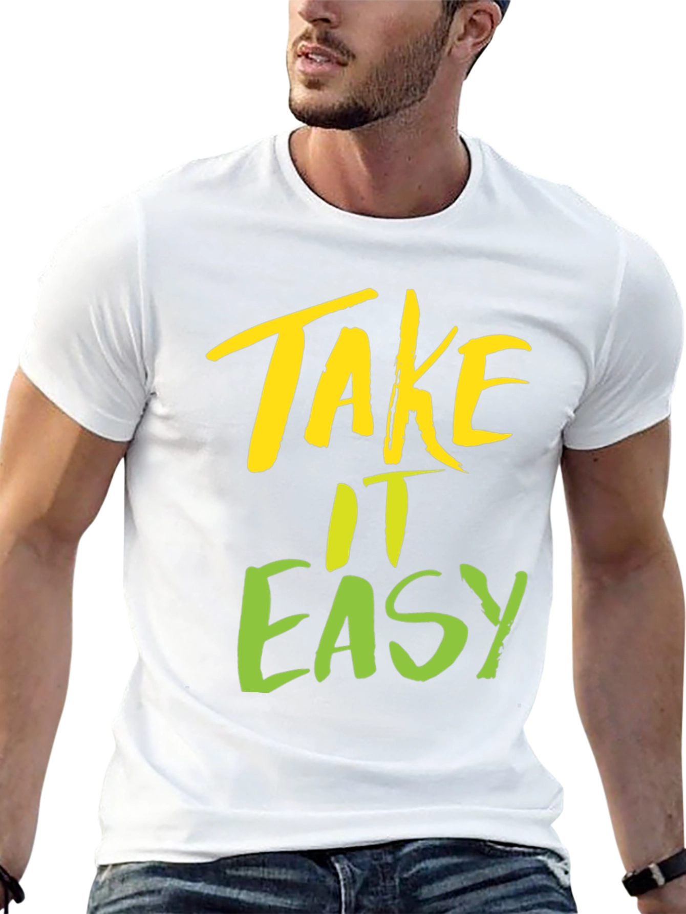 Take it Easy Graphic Tee - Trendy Casual Wear