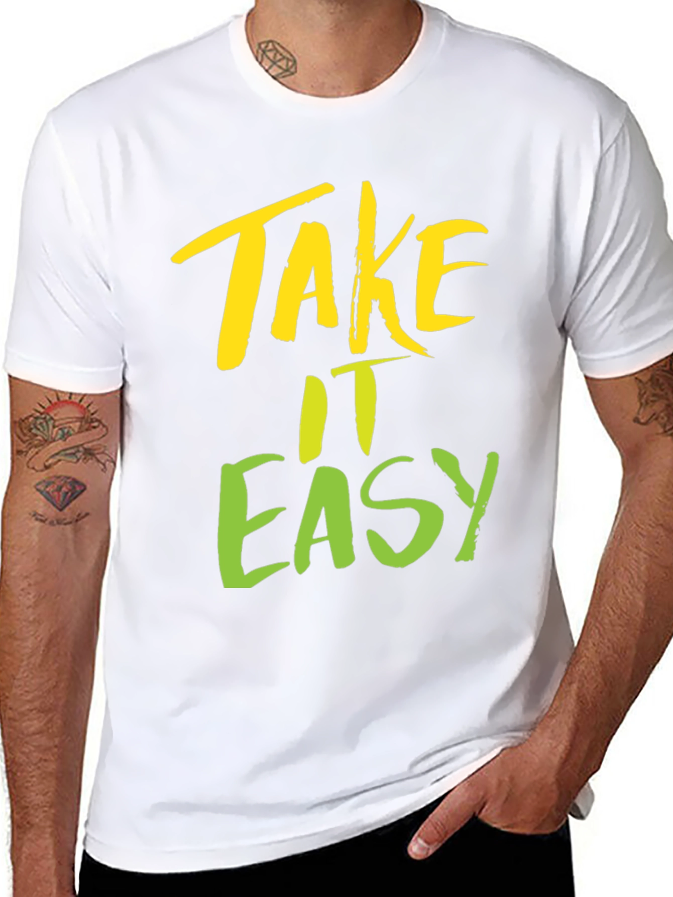 Take it Easy Graphic Tee - Trendy Casual Wear