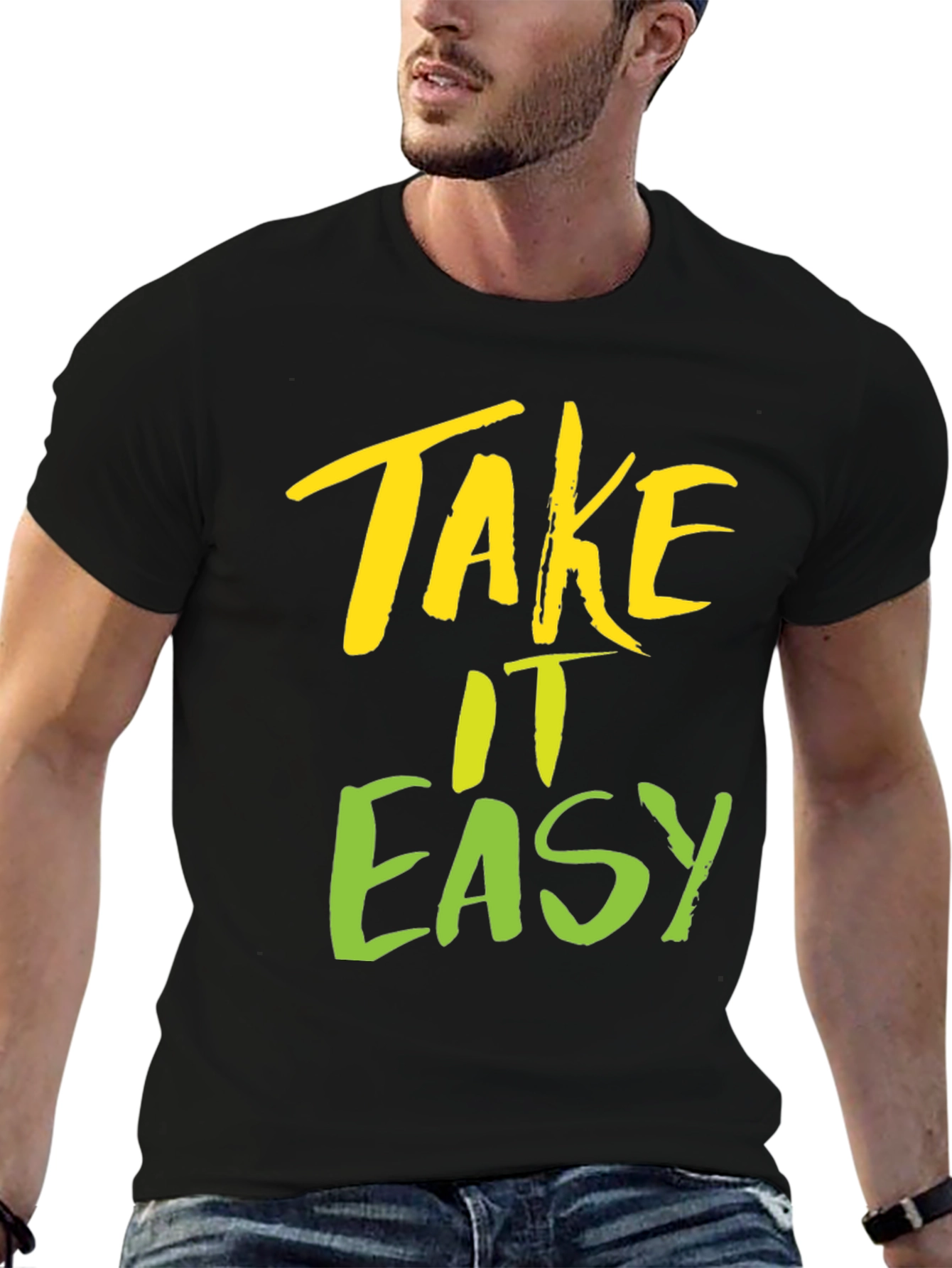 Take it Easy Graphic Tee - Trendy Casual Wear