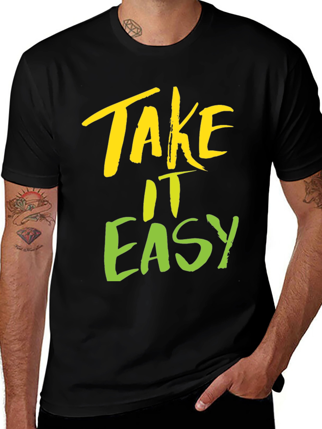Take it Easy Graphic Tee - Trendy Casual Wear