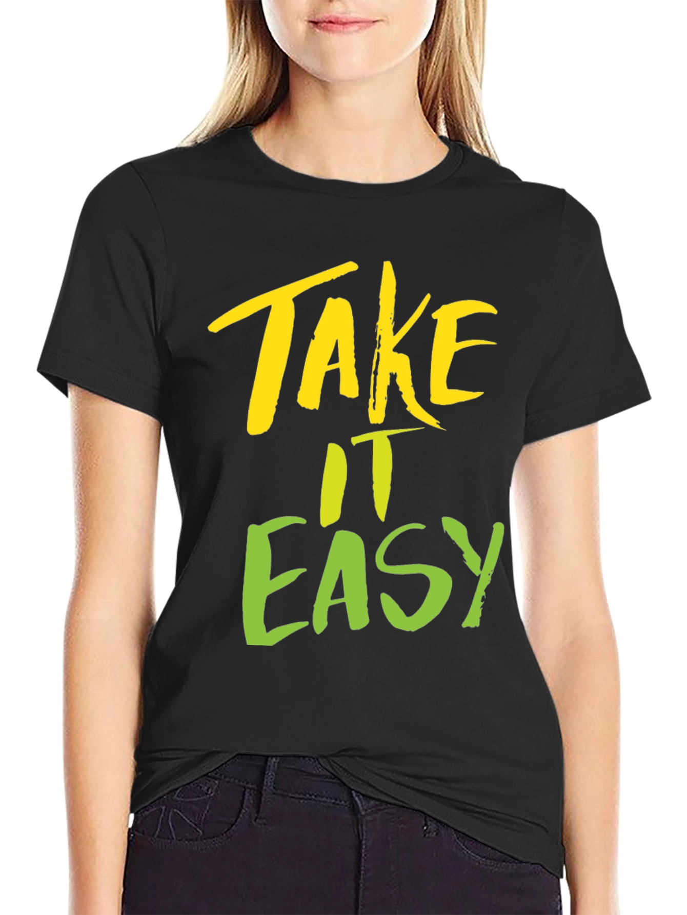 Take it Easy Graphic Tee - Trendy Casual Wear