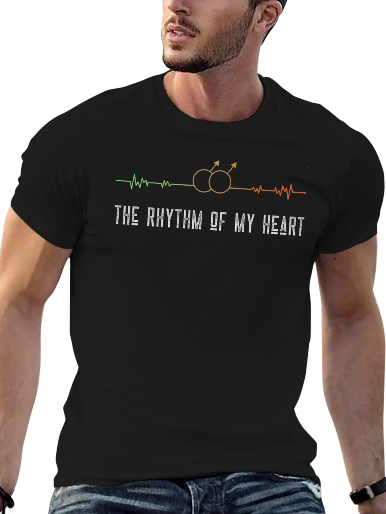 The Rhythm of My Heart T-Shirt Gay Pride Tee