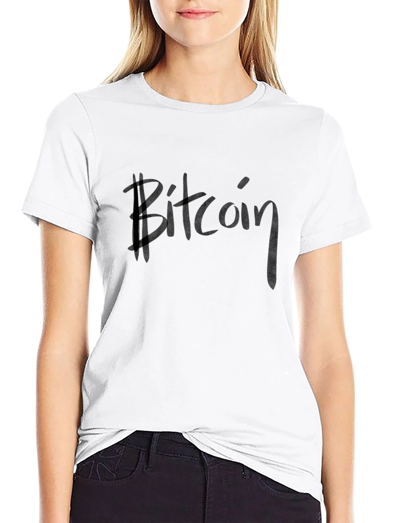 Bitcoin Black T-Shirt - Crypto Currency Tee