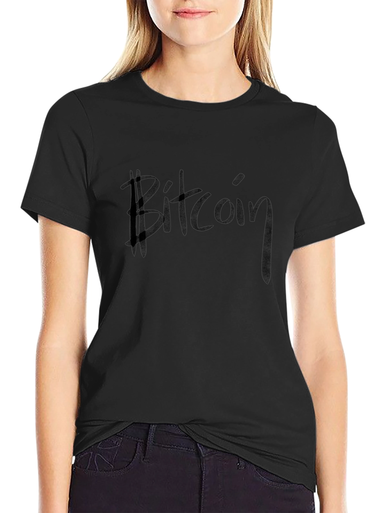 Bitcoin Black T-Shirt - Crypto Currency Tee