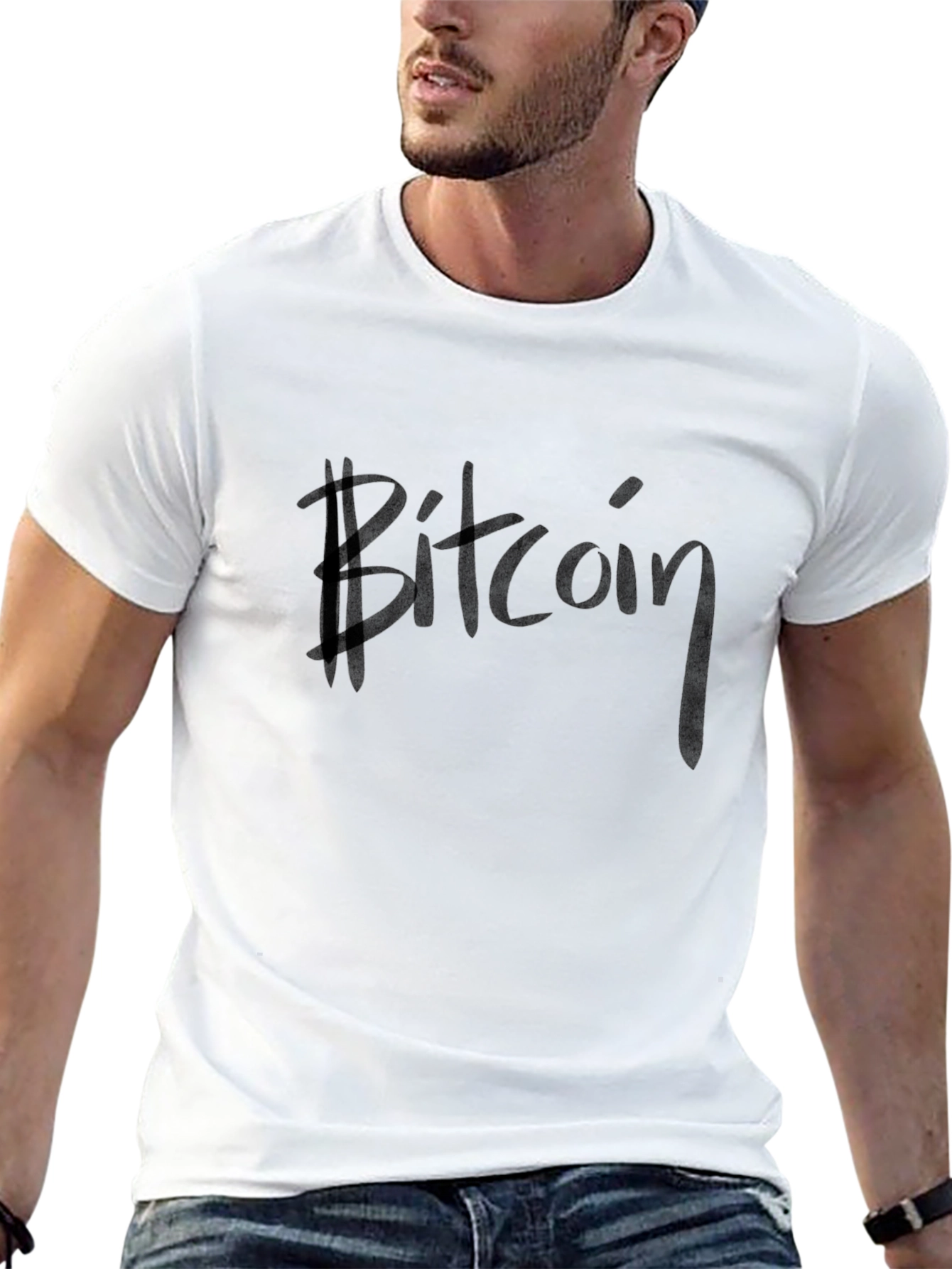 Bitcoin Black T-Shirt - Crypto Currency Tee