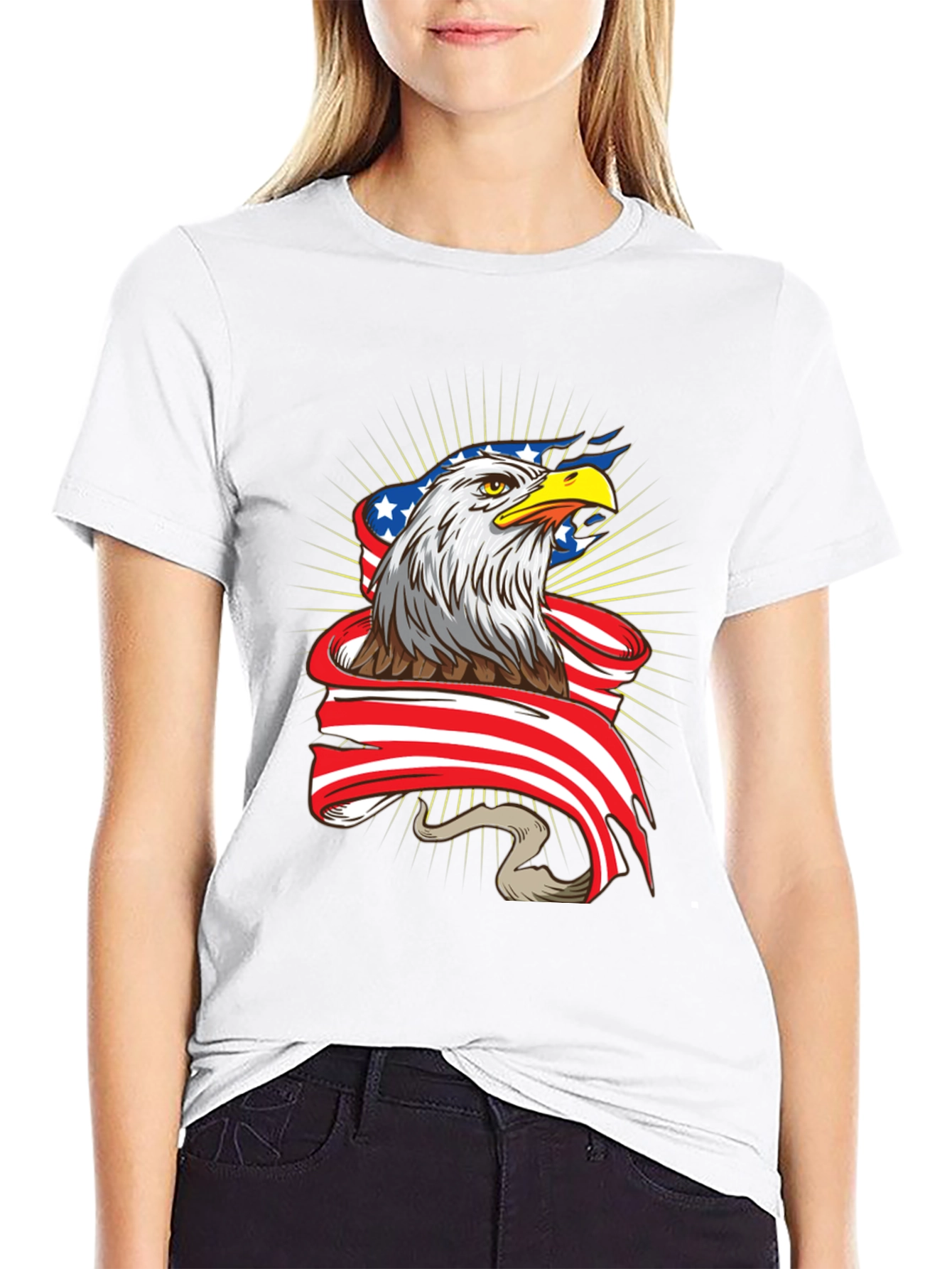 American Eagle Graphic Tee - Patriotic T-Shirt