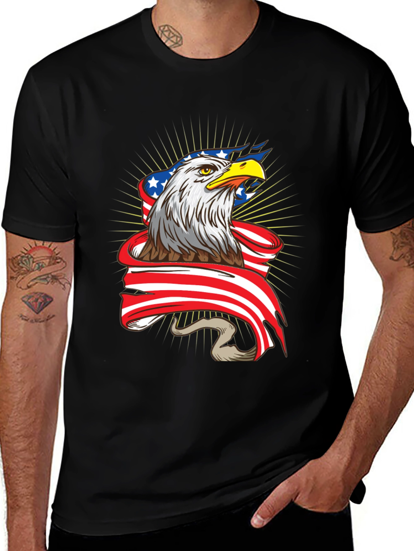 American Eagle Graphic Tee - Patriotic T-Shirt