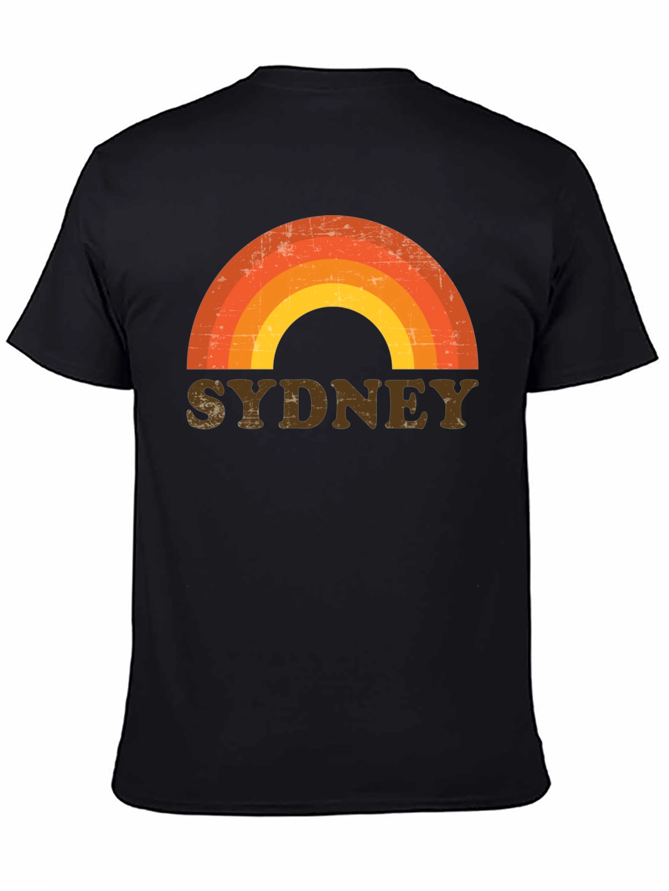 Sydney Retro Rainbow Graphic T-Shirt