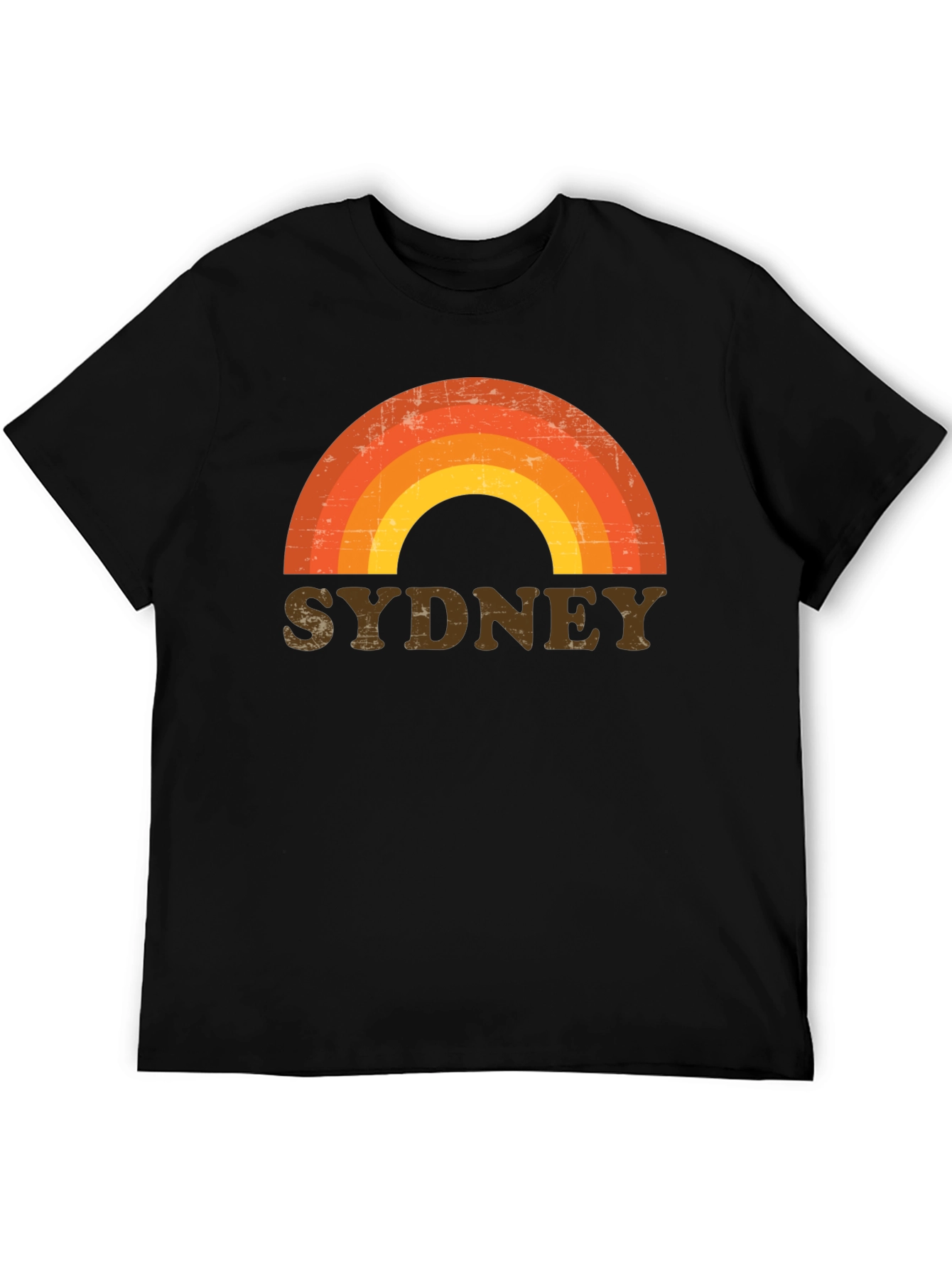 Sydney Retro Rainbow Graphic T-Shirt