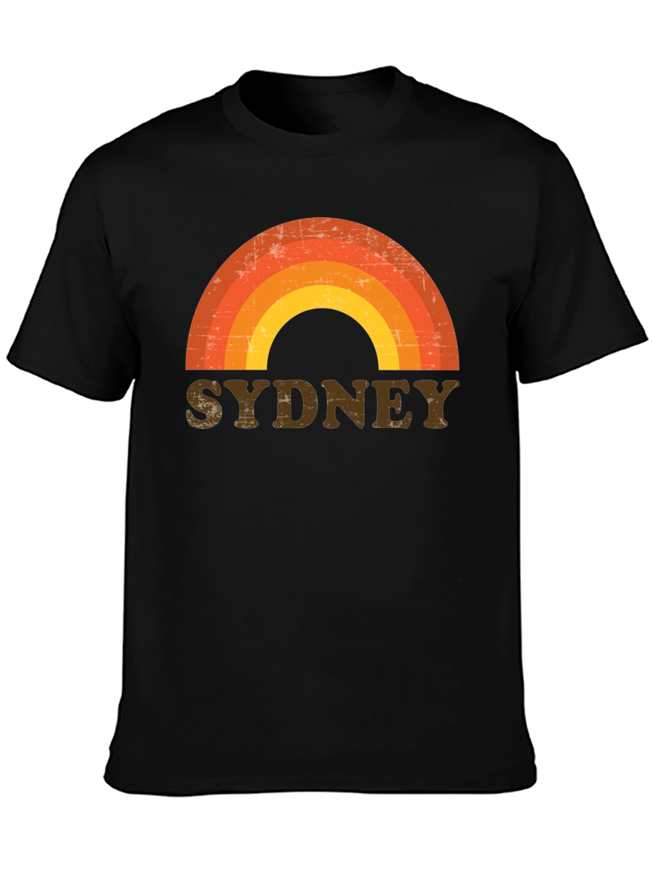 Sydney Retro Rainbow Graphic T-Shirt