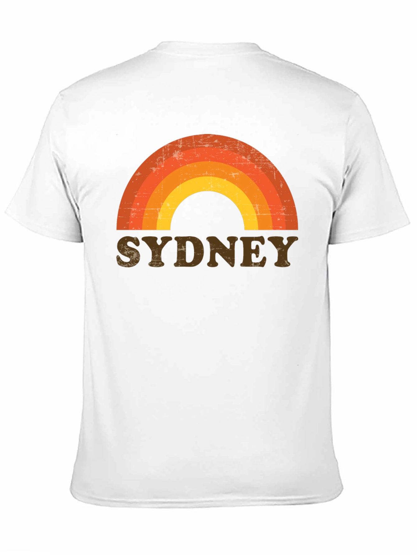 Sydney Retro Rainbow Graphic T-Shirt