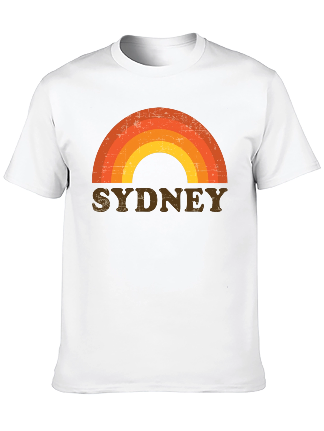 Sydney Retro Rainbow Graphic T-Shirt