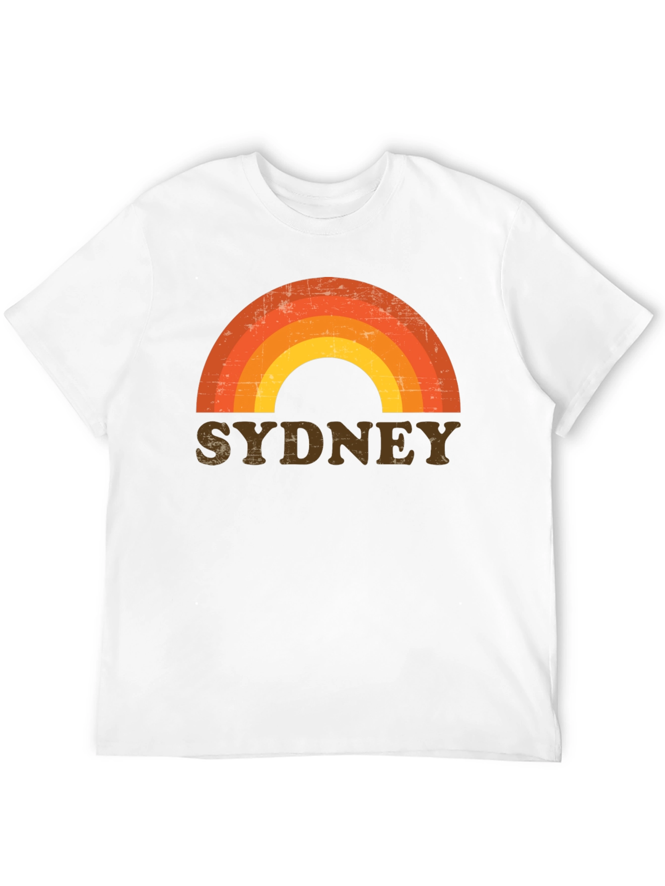 Sydney Retro Rainbow Graphic T-Shirt