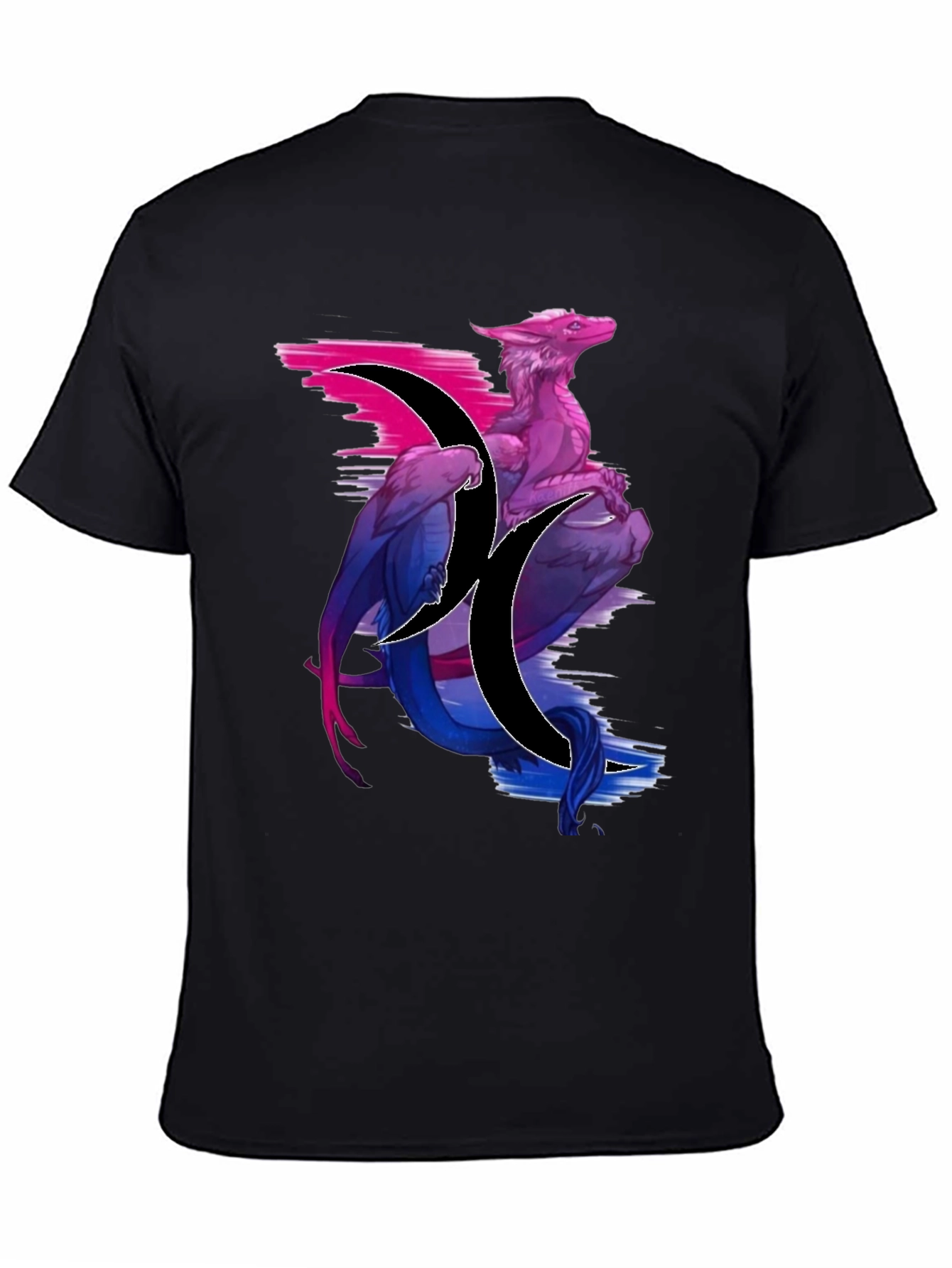 Bisexual Dragon Graphic T-Shirt