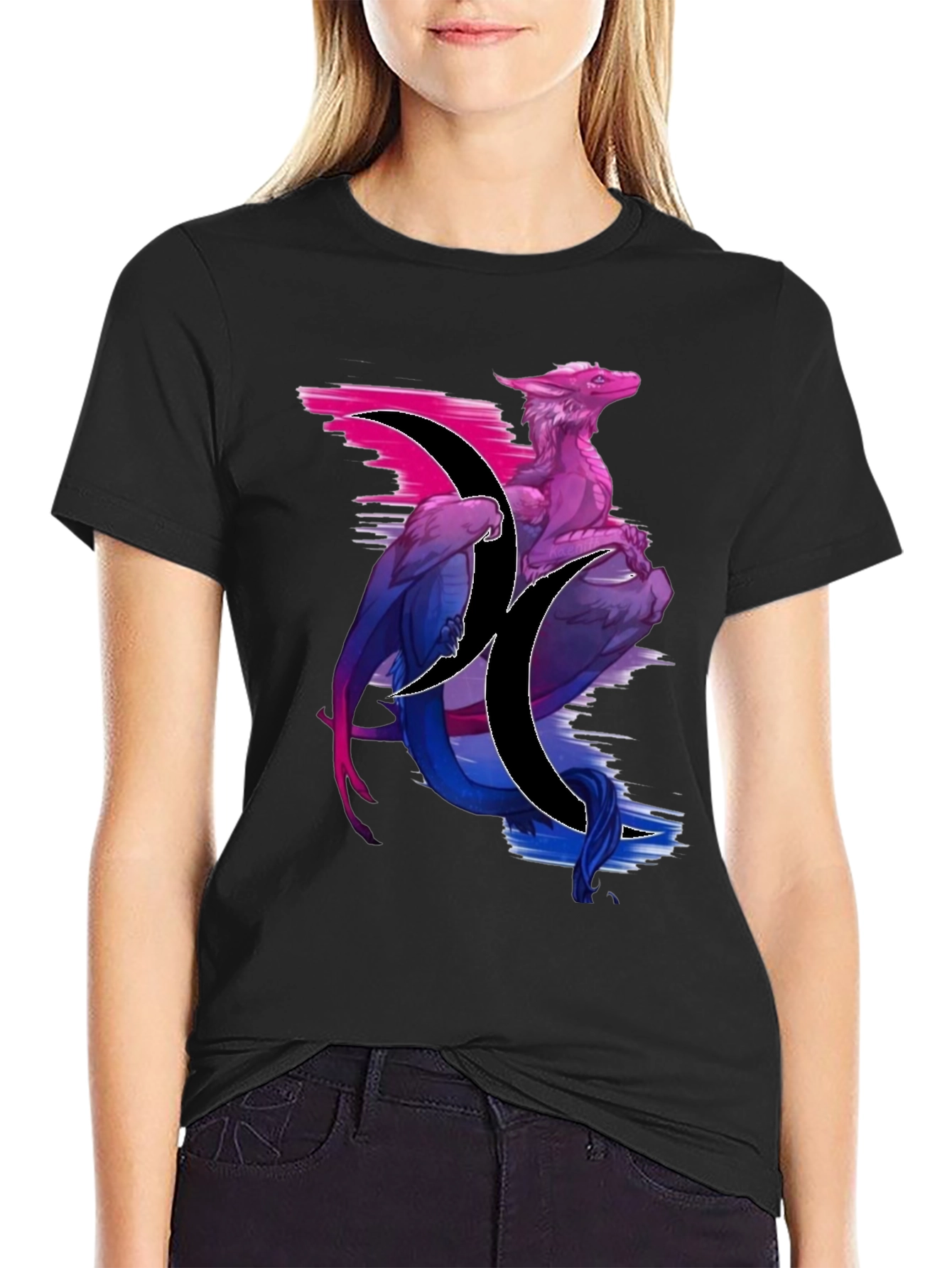 Bisexual Dragon Graphic T-Shirt