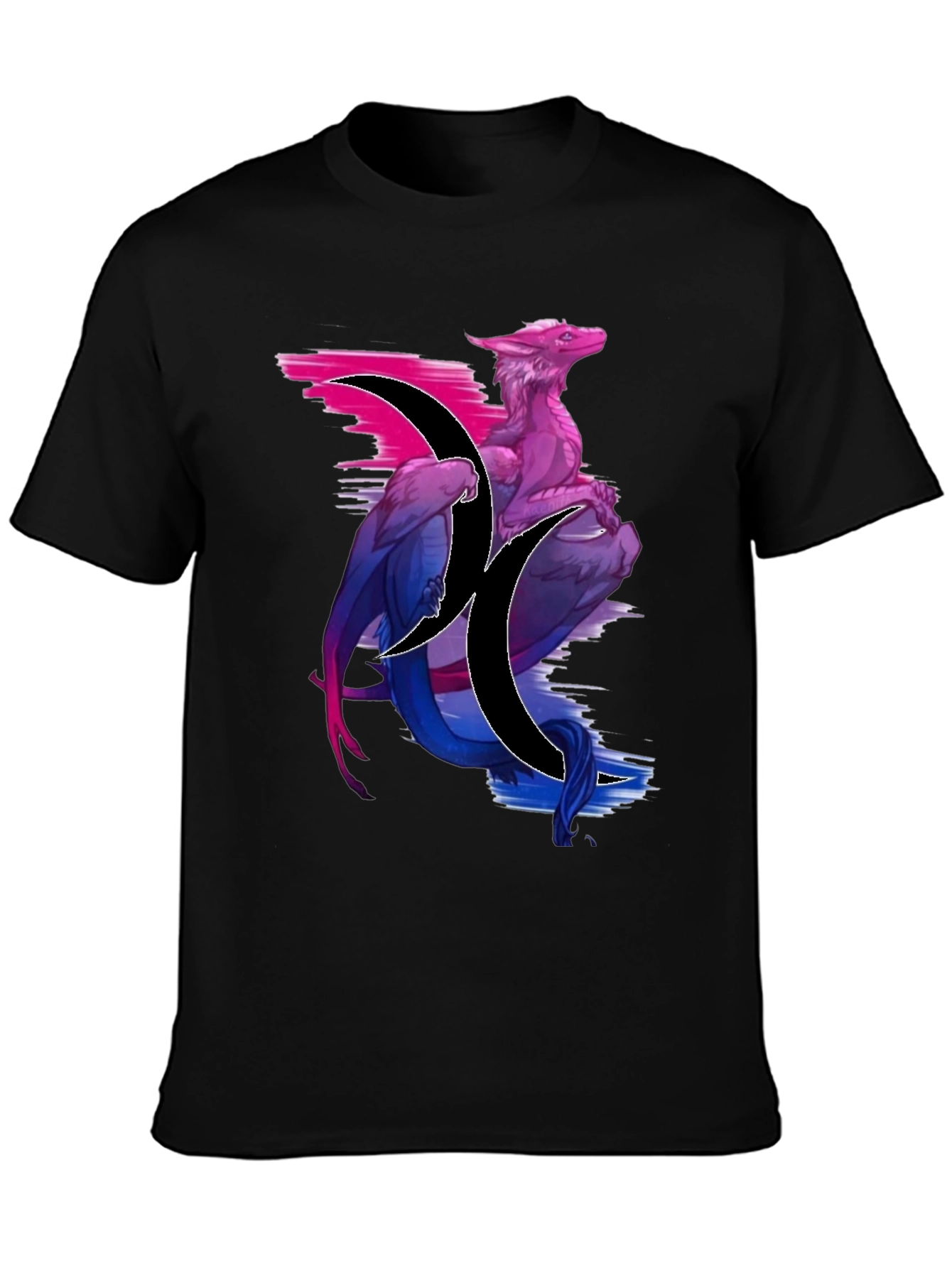 Bisexual Dragon Graphic T-Shirt