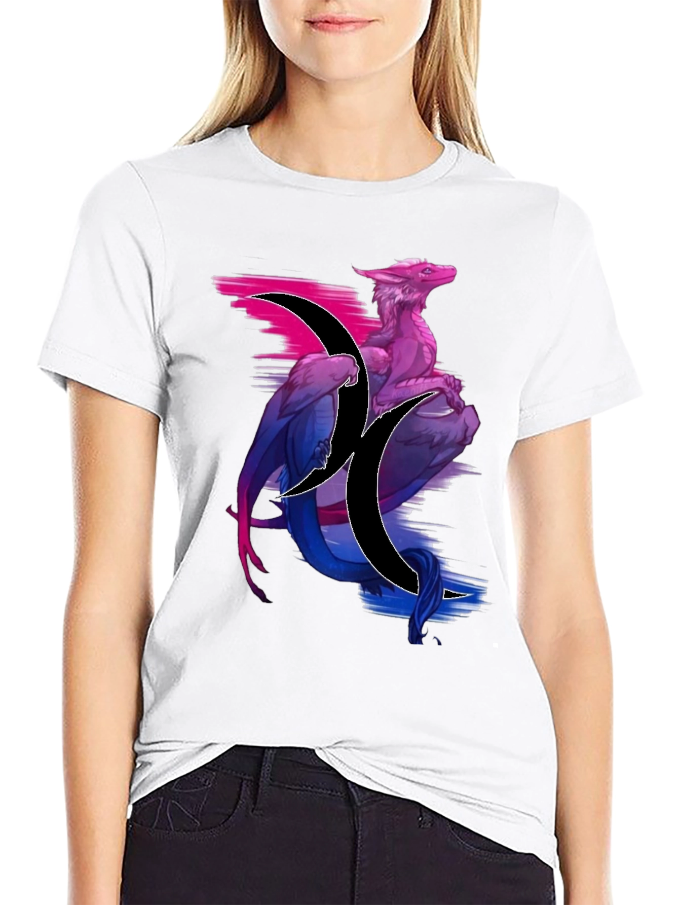 Bisexual Dragon Graphic T-Shirt