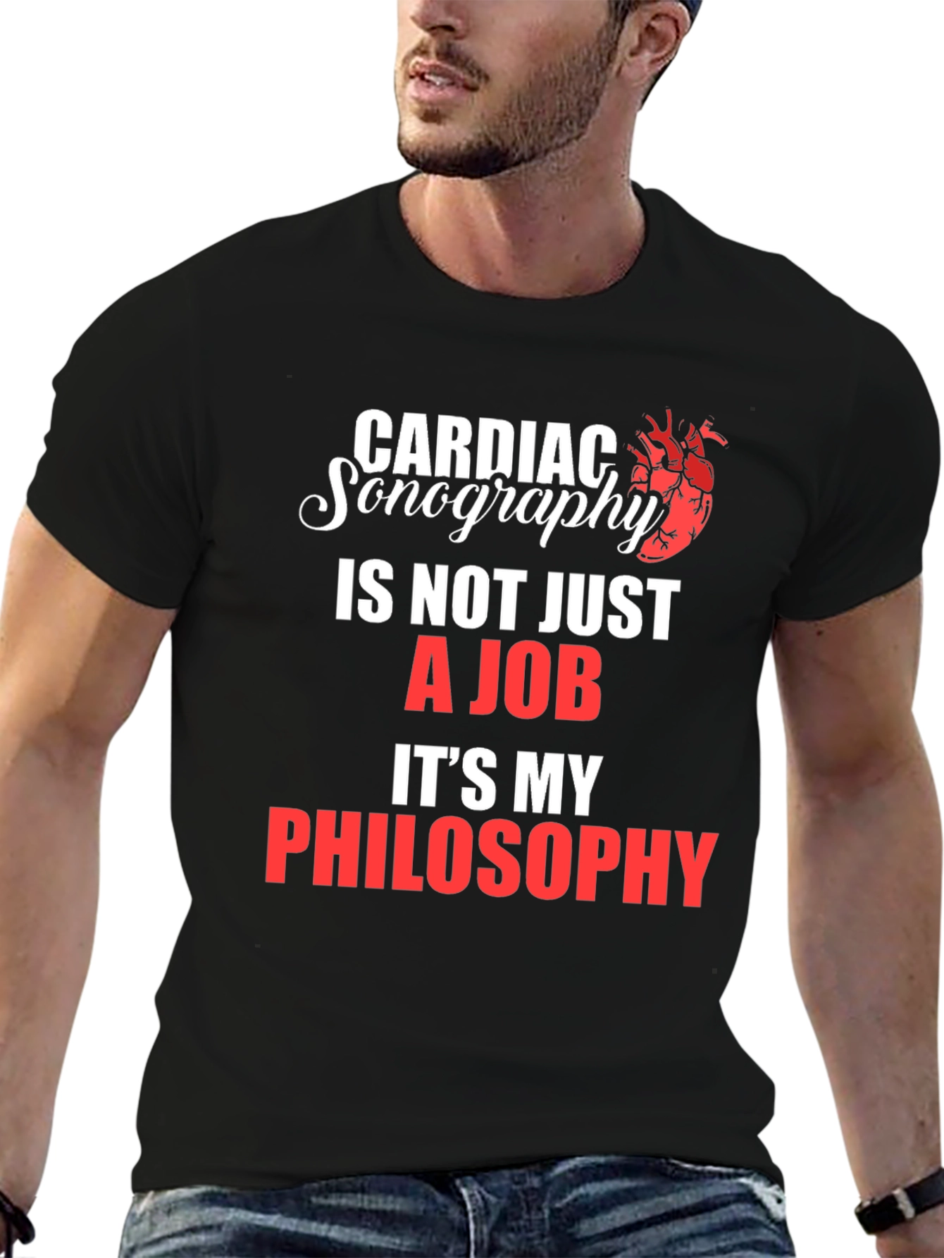 Cardiac Sonography Philosophy T-Shirt