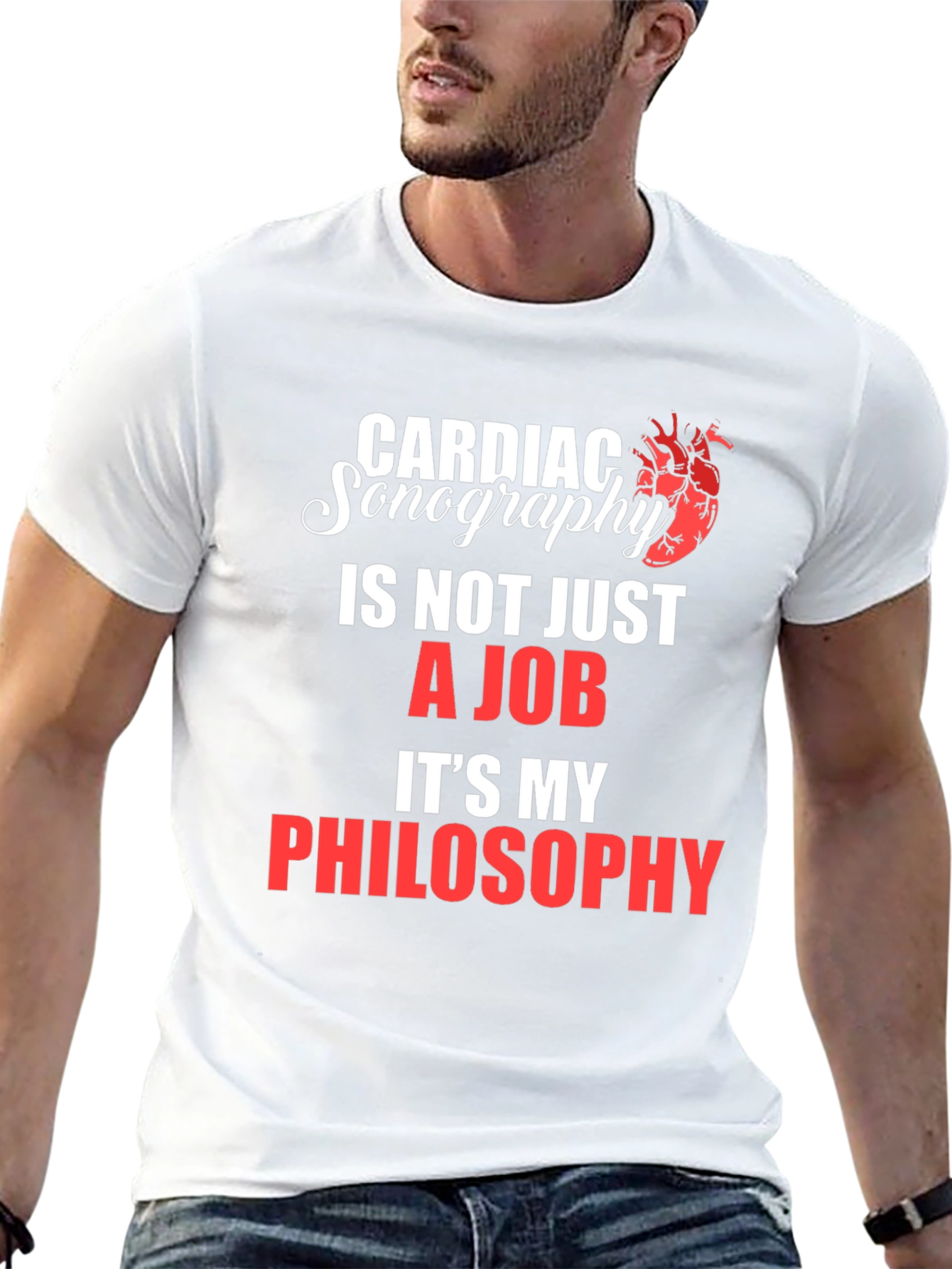 Cardiac Sonography Philosophy T-Shirt