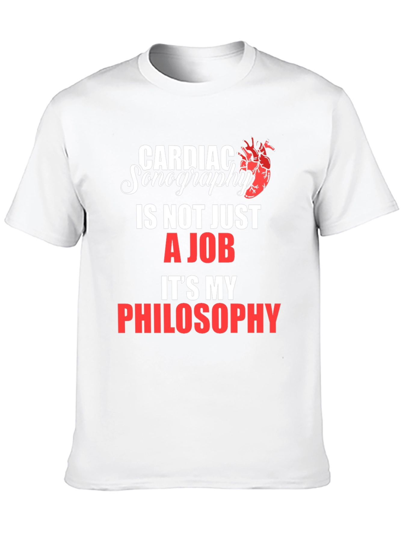 Cardiac Sonography Philosophy T-Shirt