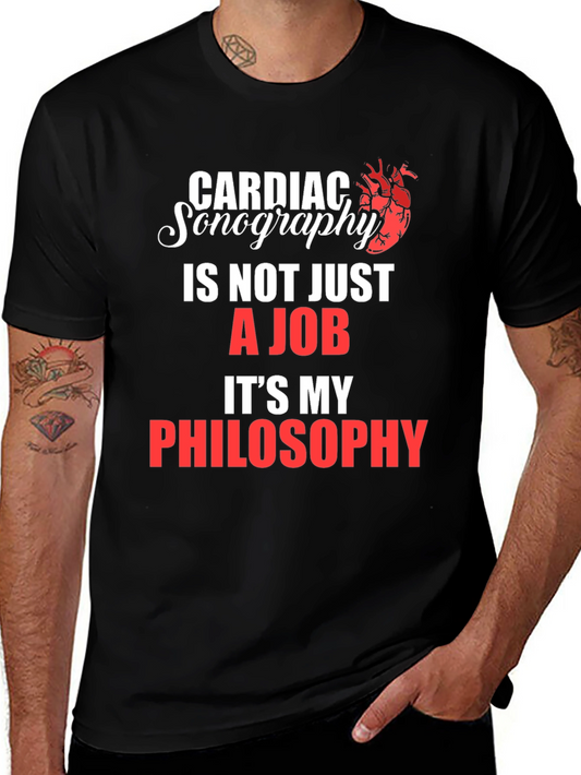 Cardiac Sonography Philosophy T-Shirt